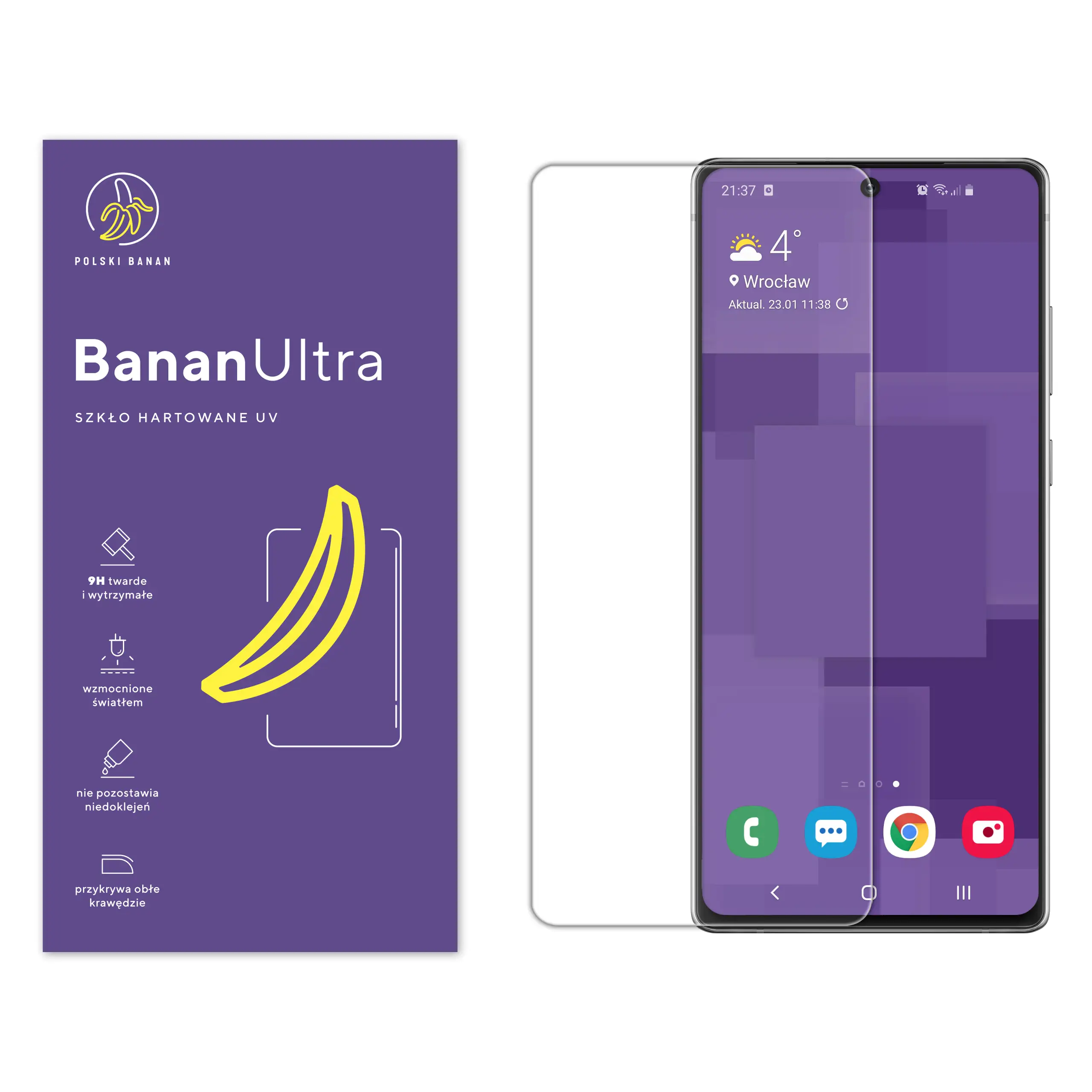 Szkło hartowane UV Polski Banan BananUltra do Samsung Galaxy Note 20