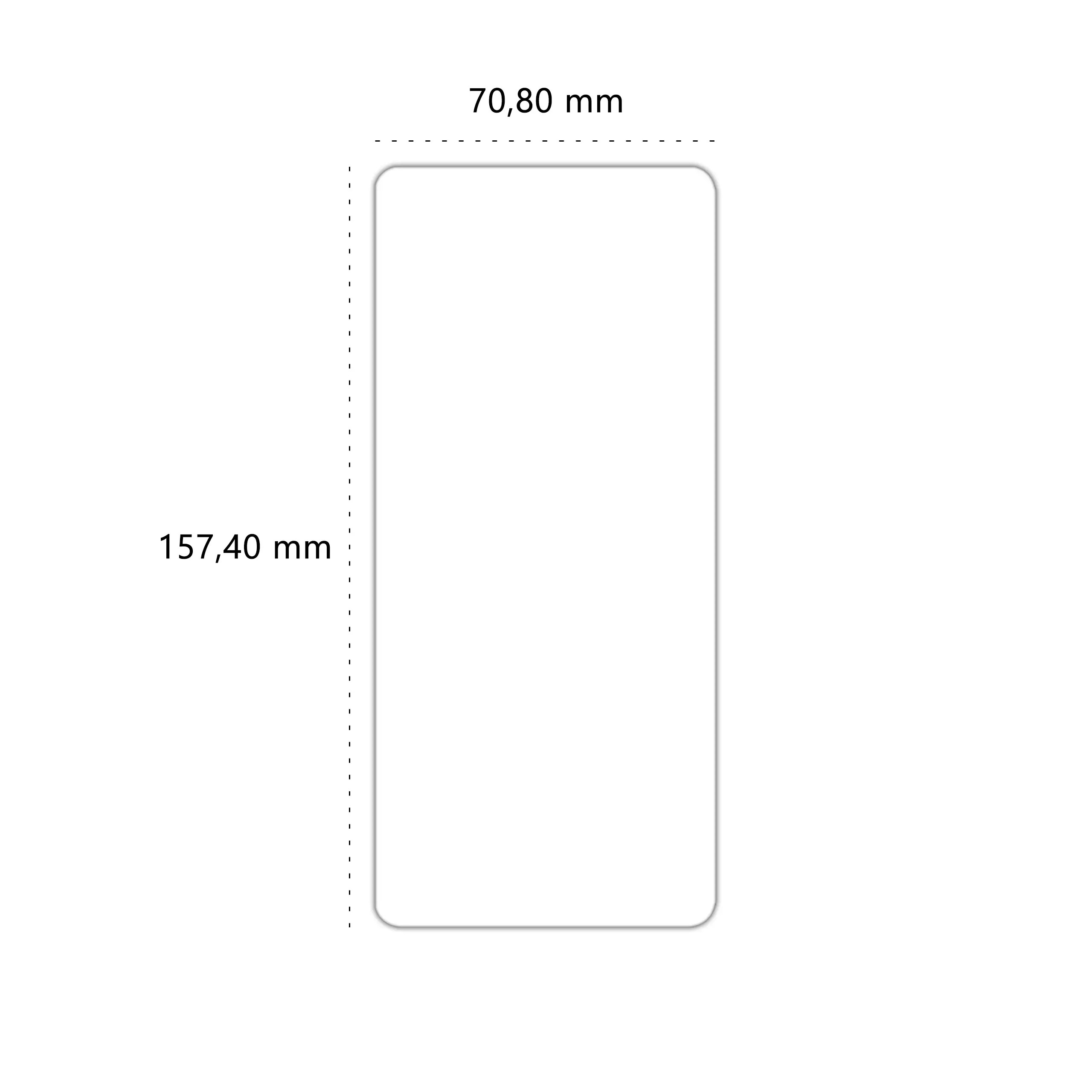 Wymiary szkła hartowanego UV Polski Banan BananUltra do telefonu Samsung Galaxy Note 20