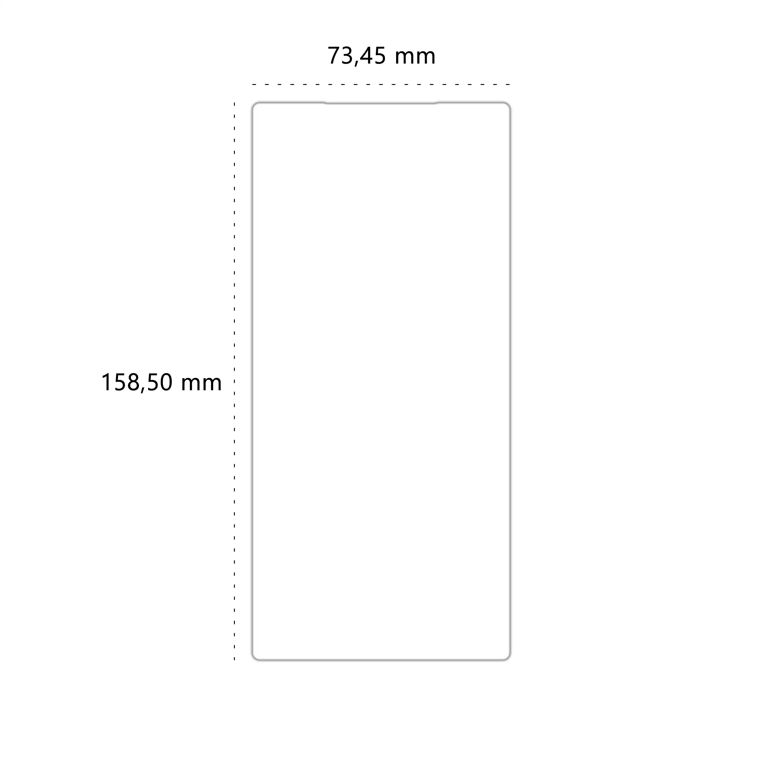 Wymiary szkła hartowanego UV Polski Banan BananUltra do telefonu Samsung Galaxy S24 Ultra