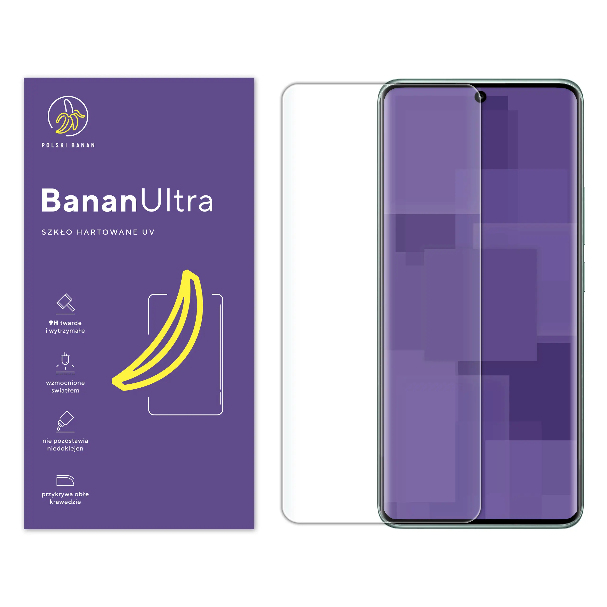 Szkło hartowane UV Polski Banan BananUltra do Xiaomi POCO X7 5G