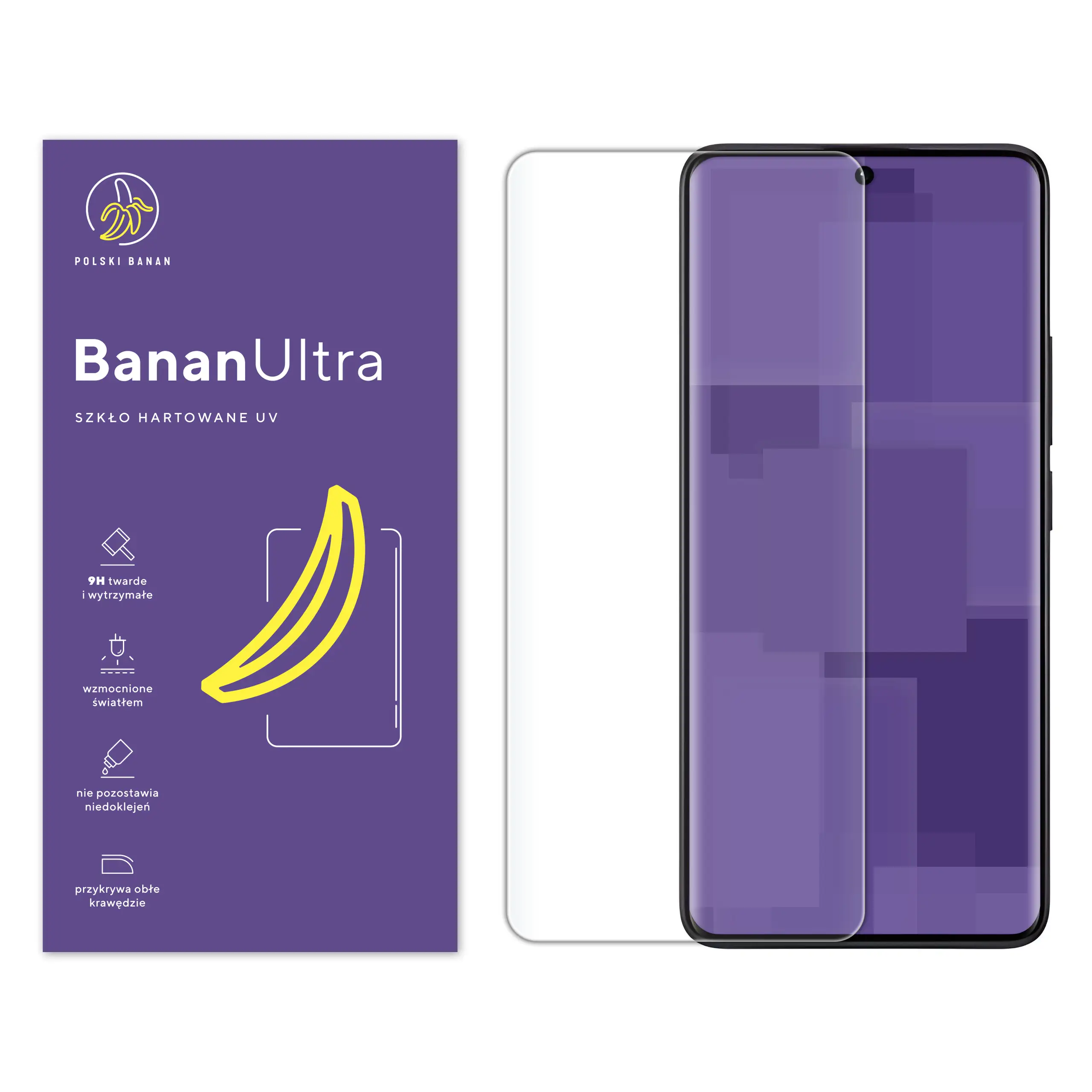 Szkło hartowane UV Polski Banan BananUltra do Xiaomi Redmi Note 13 Pro Plus
