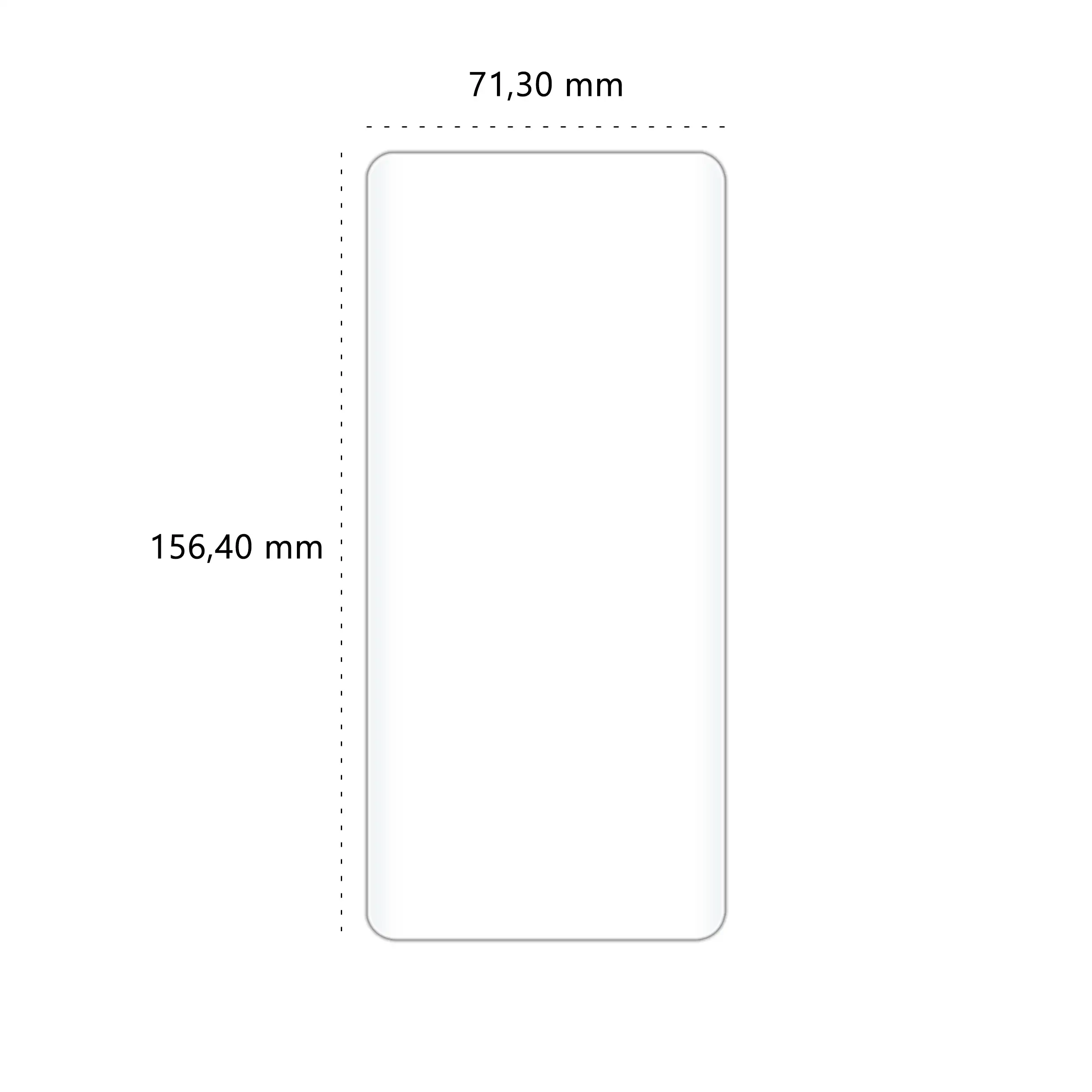 Wymiary szkła hartowanego UV Polski Banan BananUltra do telefonu Xiaomi Redmi Note 14 Pro Plus 5G