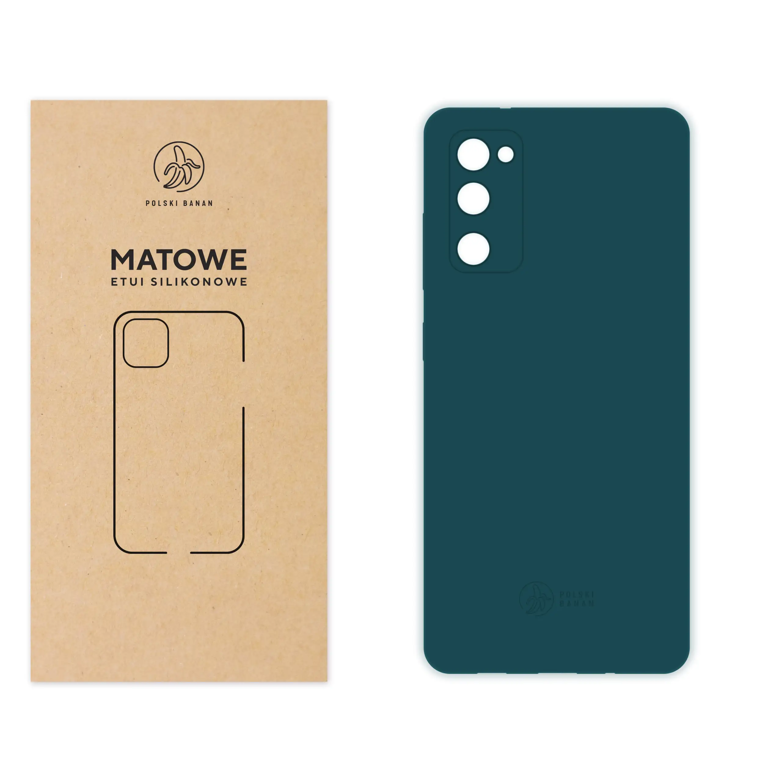 Etui silikonowe matowe morskie Polski Banan do Samsung Galaxy S20 FE