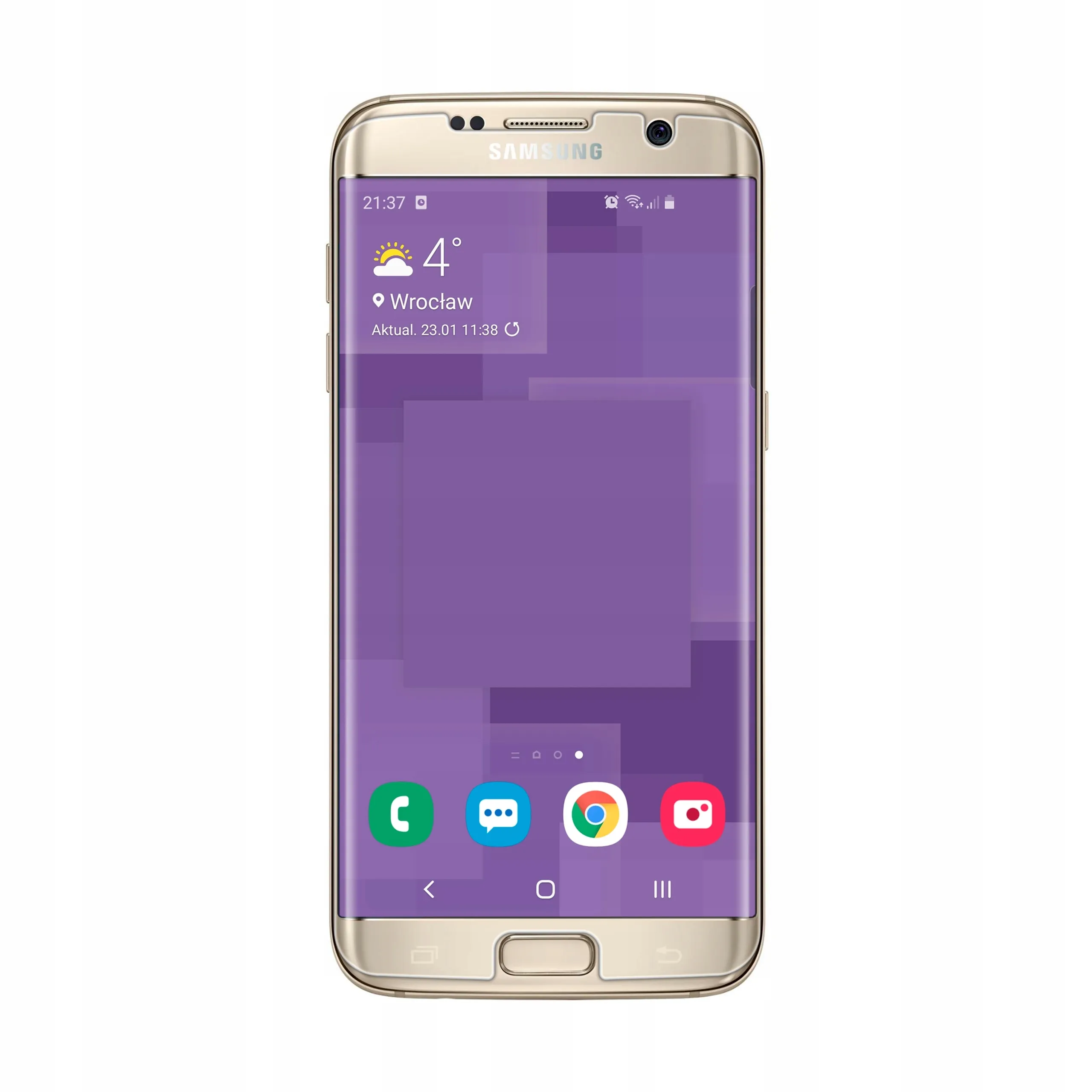 Telefon Samsung Galaxy S7 edge ze szkłem hartowanym UV Polski Banan BananUltra