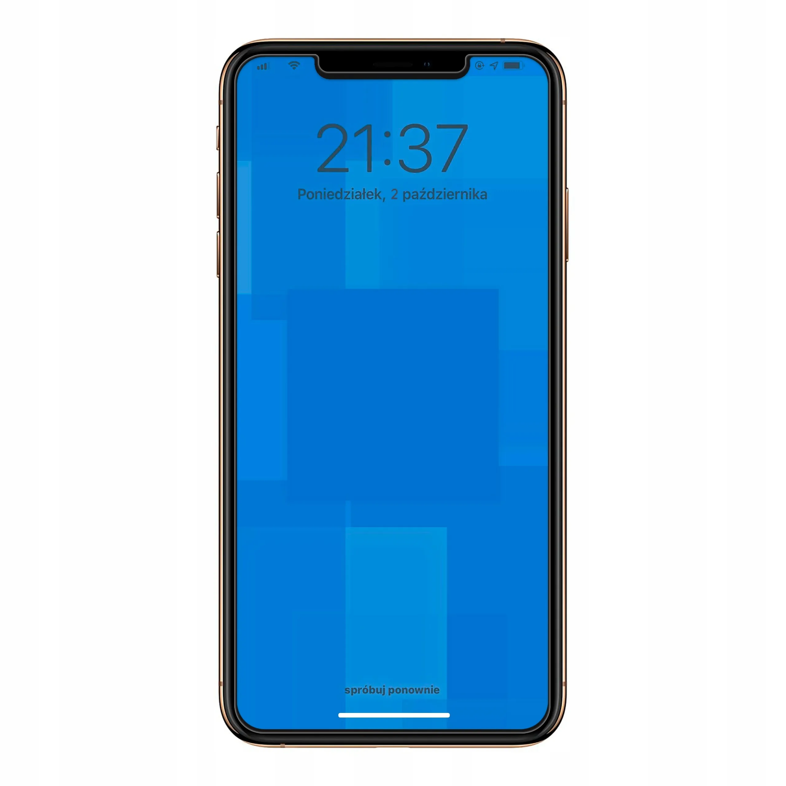 Telefon Apple iPhone Xs Max ze szkłem hybrydowym Polski Banan BananFlex