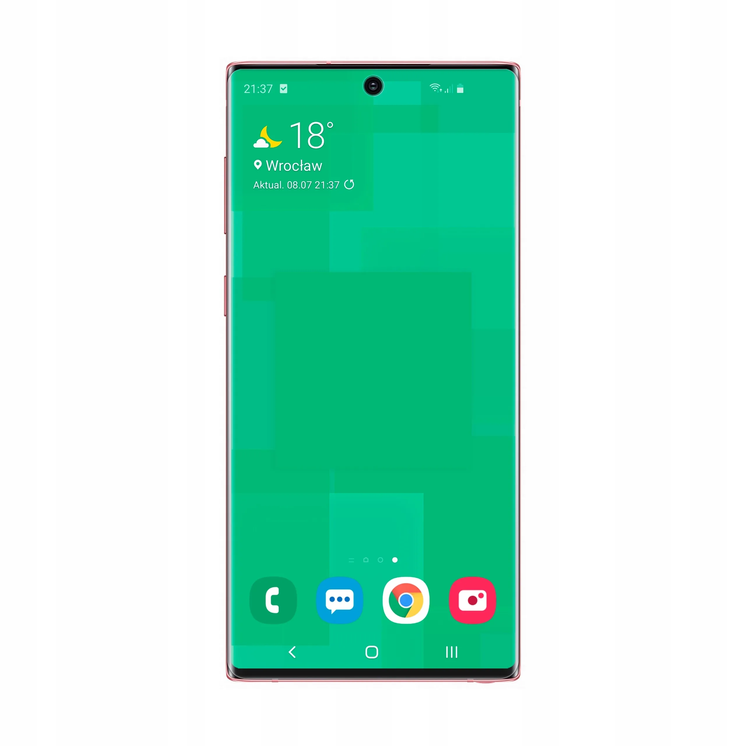 Telefon Samsung Galaxy Note 10 z folią ochronną Polski Banan BananEdge