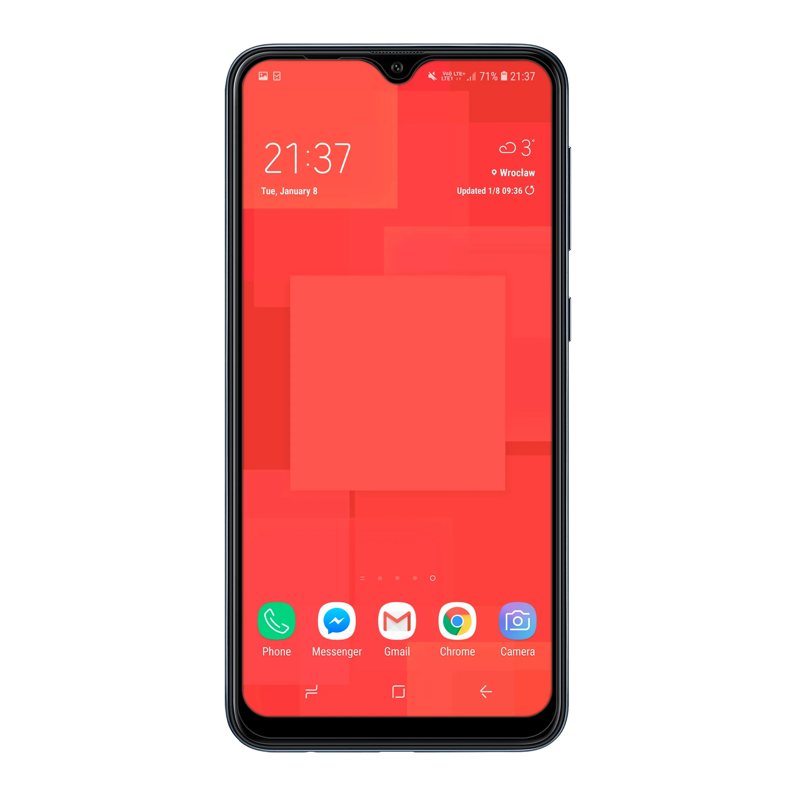 Telefon Samsung Galaxy A10 ze szkłem hartowanym 3D Polski Banan BananGuard w kolorze czarnym