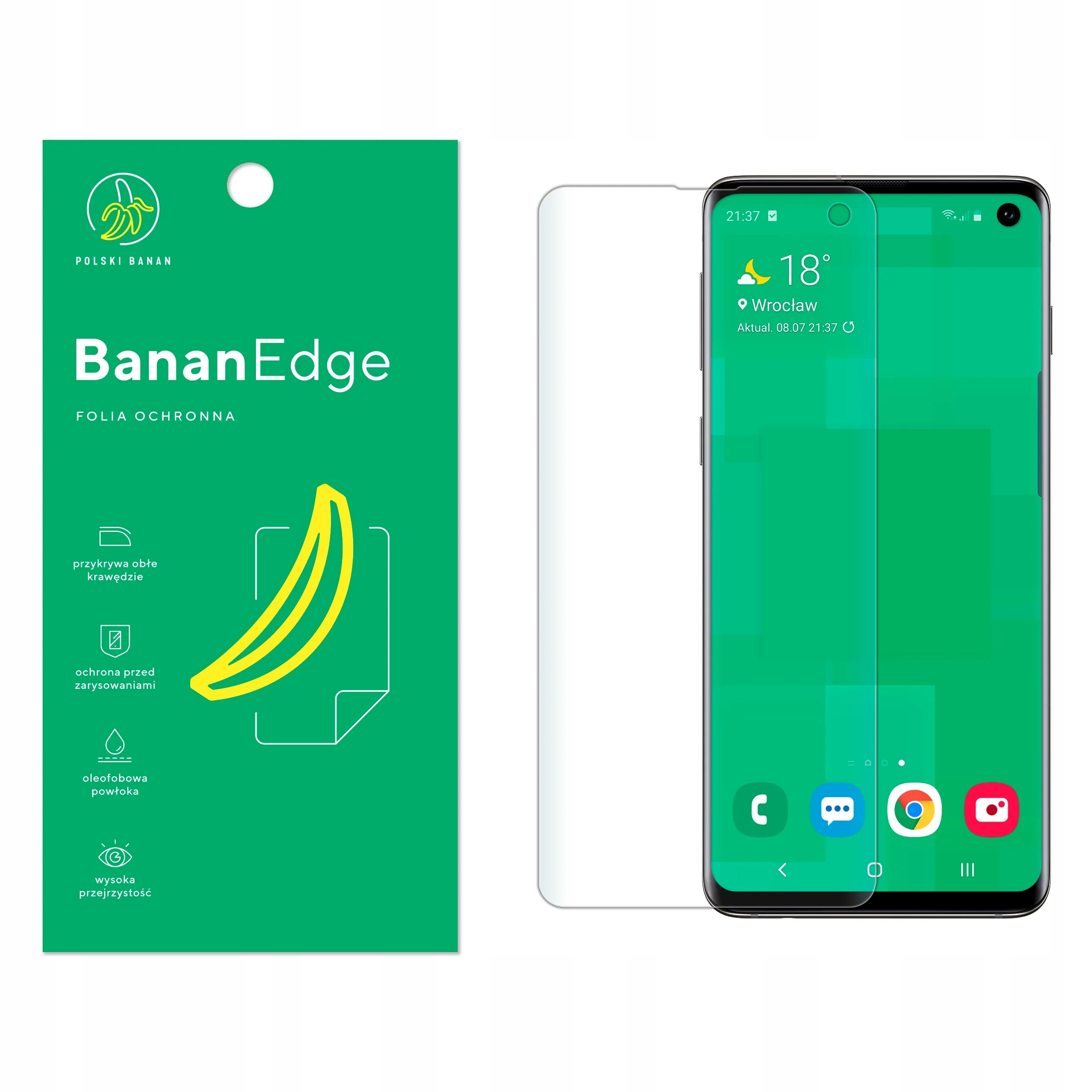 Folia ochronna Polski Banan BananEdge do Samsung Galaxy S10