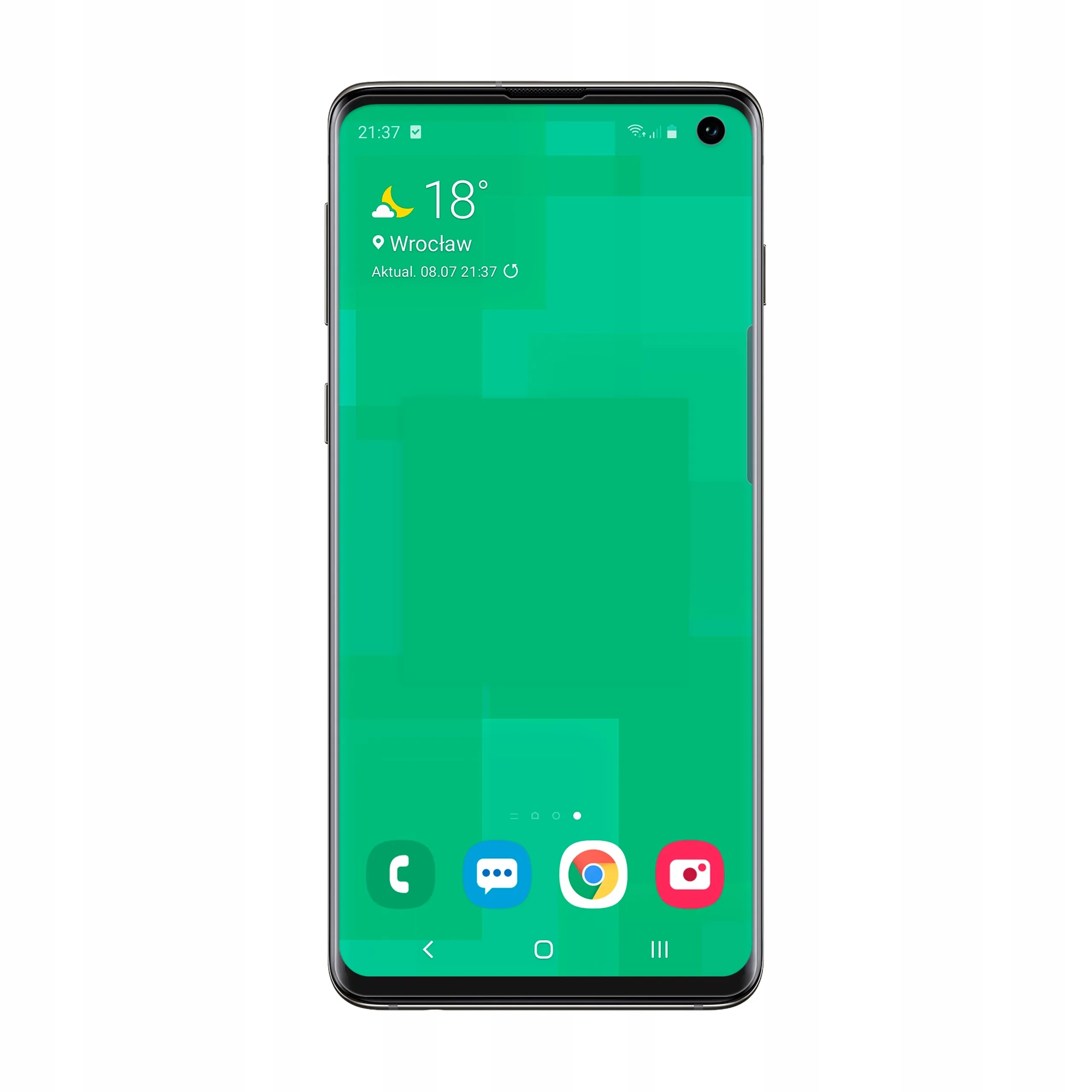 Telefon Samsung Galaxy S10 z folią ochronną Polski Banan BananEdge