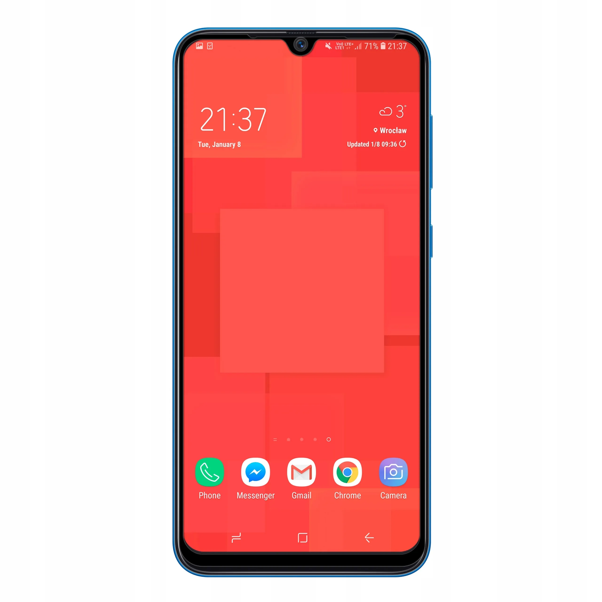 Telefon Samsung Galaxy A50 ze szkłem hartowanym 3D Polski Banan BananGuard w kolorze czarnym