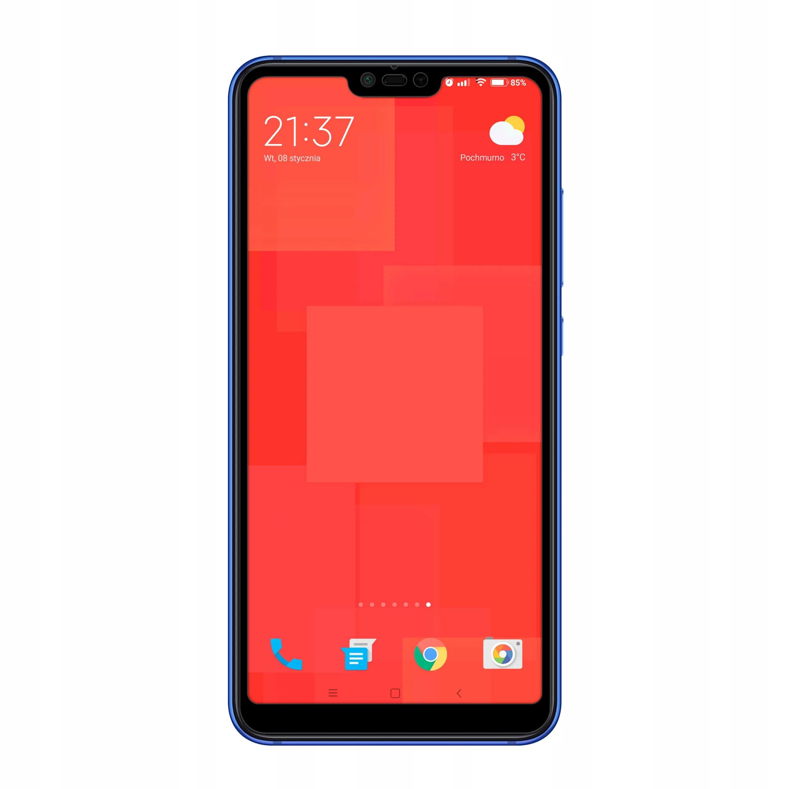 Telefon Xiaomi Mi 8 Lite ze szkłem hartowanym 3D Polski Banan BananGuard w kolorze czarnym