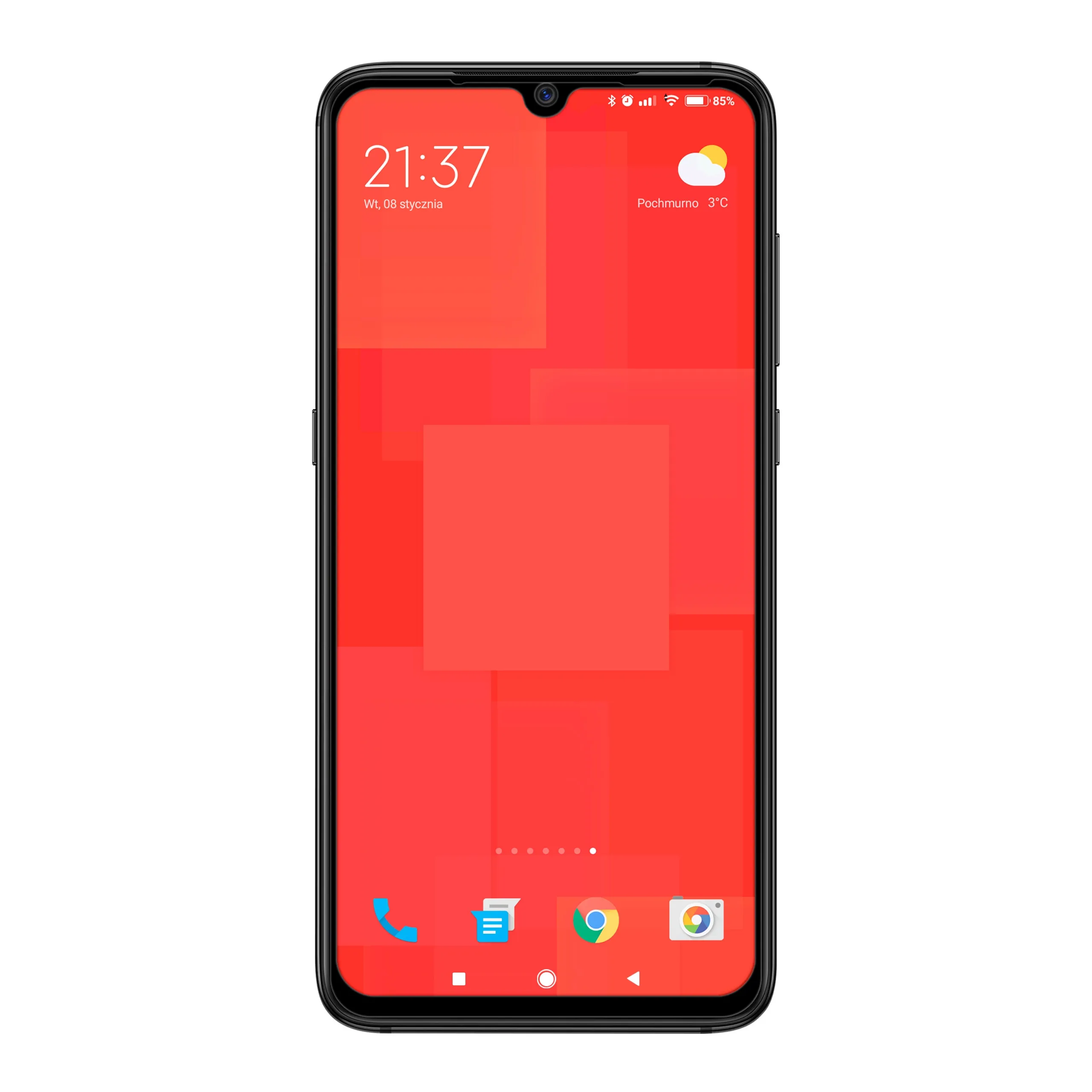 Telefon Xiaomi Mi 9 ze szkłem hartowanym 3D Polski Banan BananGuard w kolorze czarnym