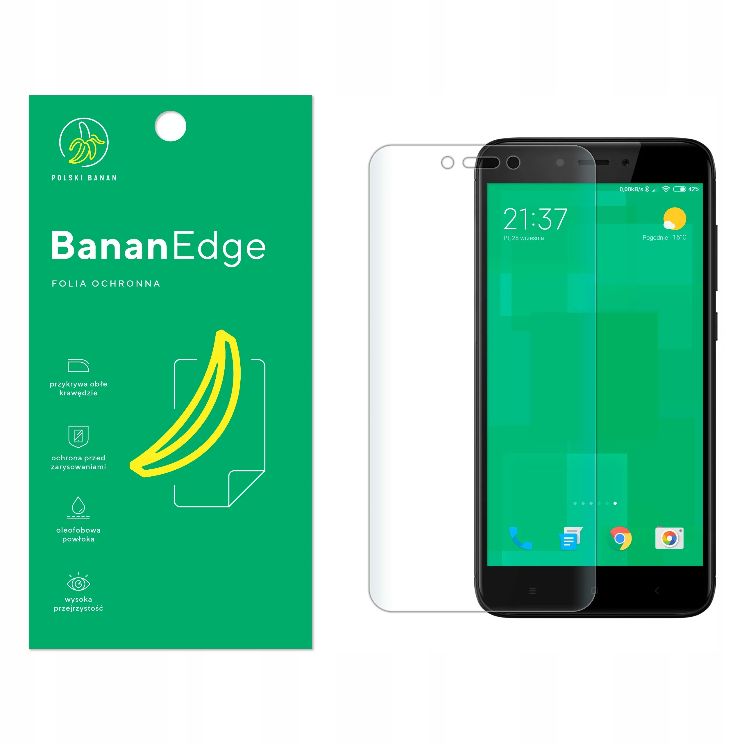 Folia ochronna Polski Banan BananEdge do Xiaomi Redmi Note 4X / 4 Global