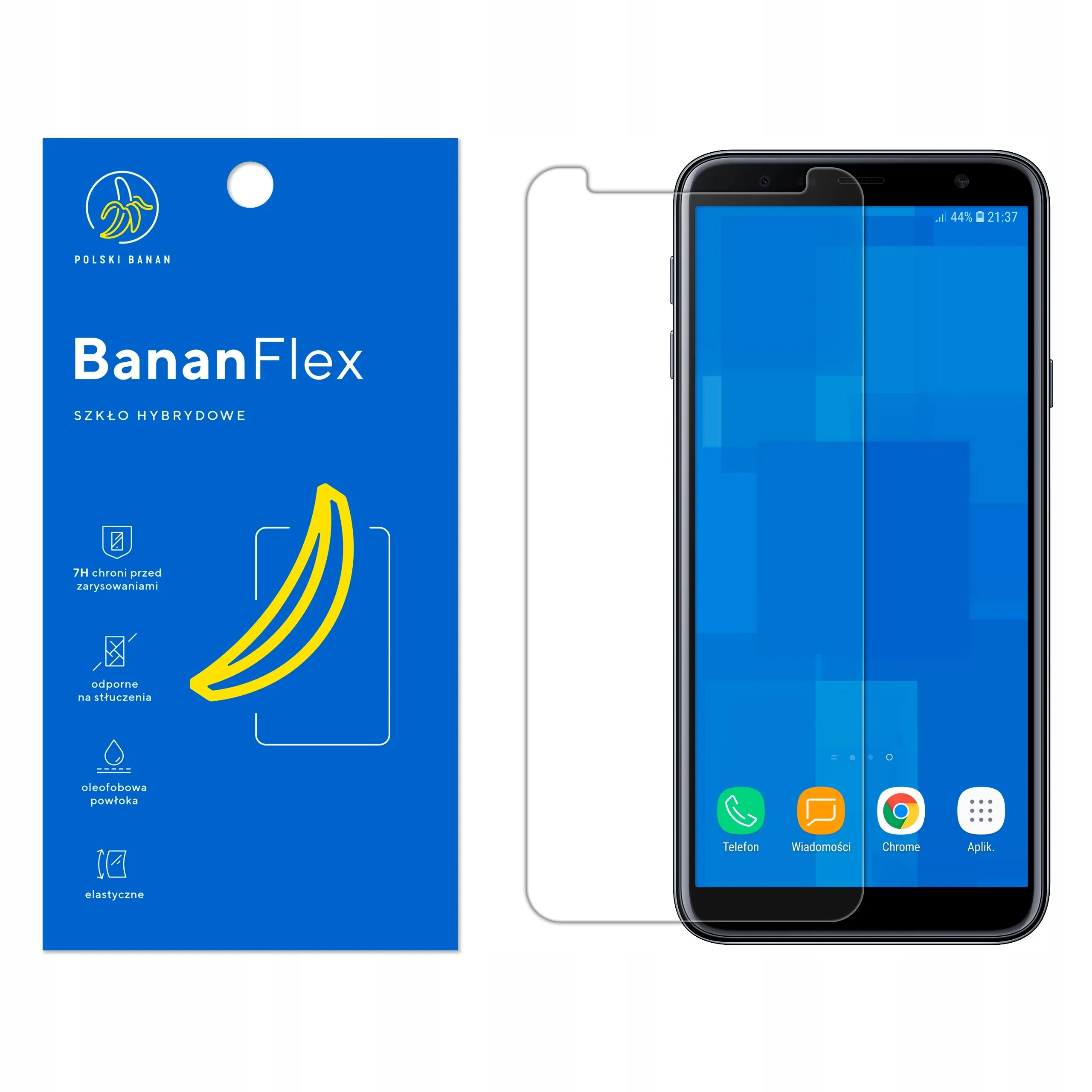 Szkło hybrydowe Polski Banan BananFlex do Samsung Galaxy J4 Plus