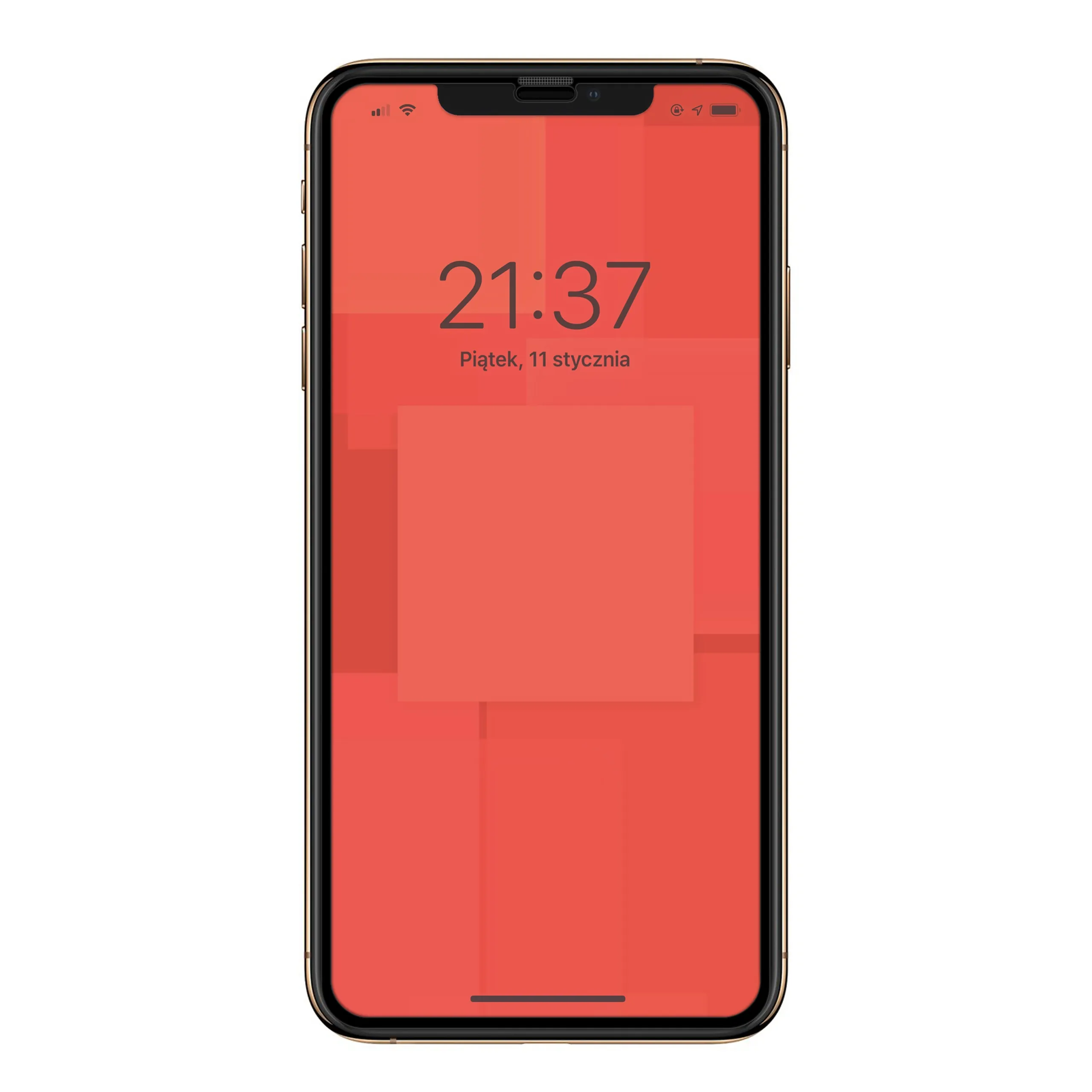 Telefon Apple iPhone Xs Max ze szkłem hartowanym 3D Polski Banan BananGuard w kolorze czarnym