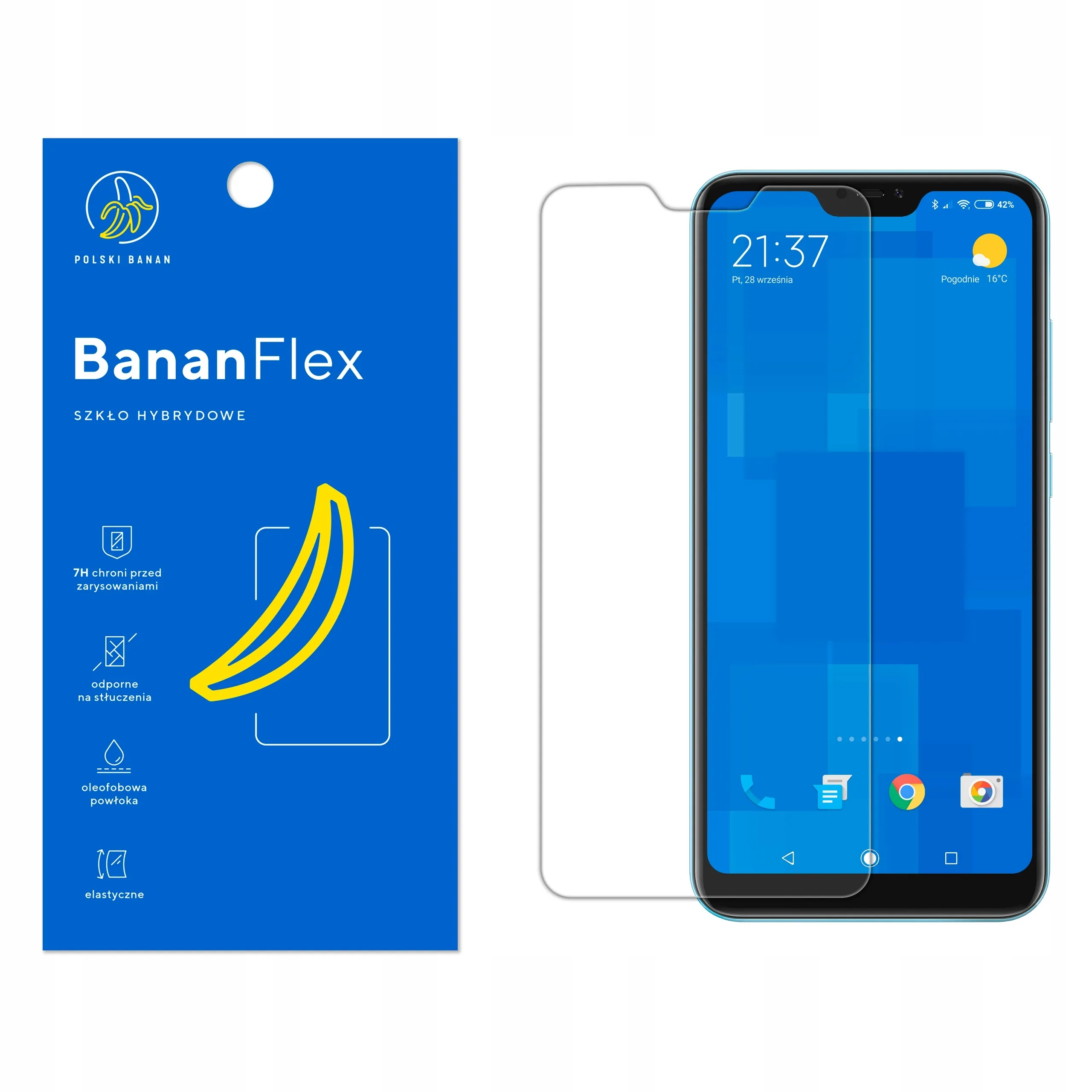 Szkło hybrydowe Polski Banan BananFlex do Xiaomi Mi A2 Lite / Redmi 6 Pro