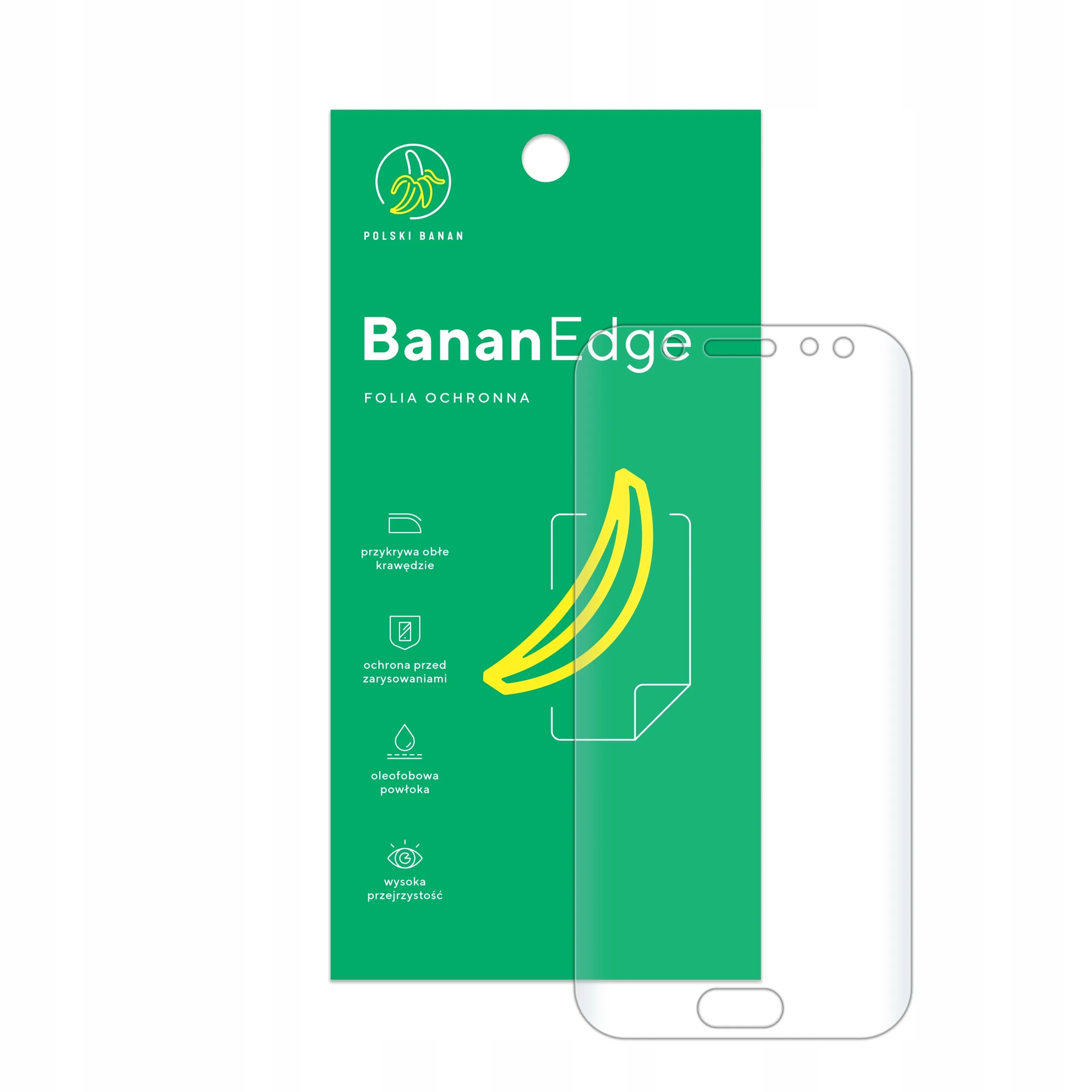 Folia ochronna Polski Banan BananEdge z opakowaniem do telefonu Samsung Galaxy J5 2017