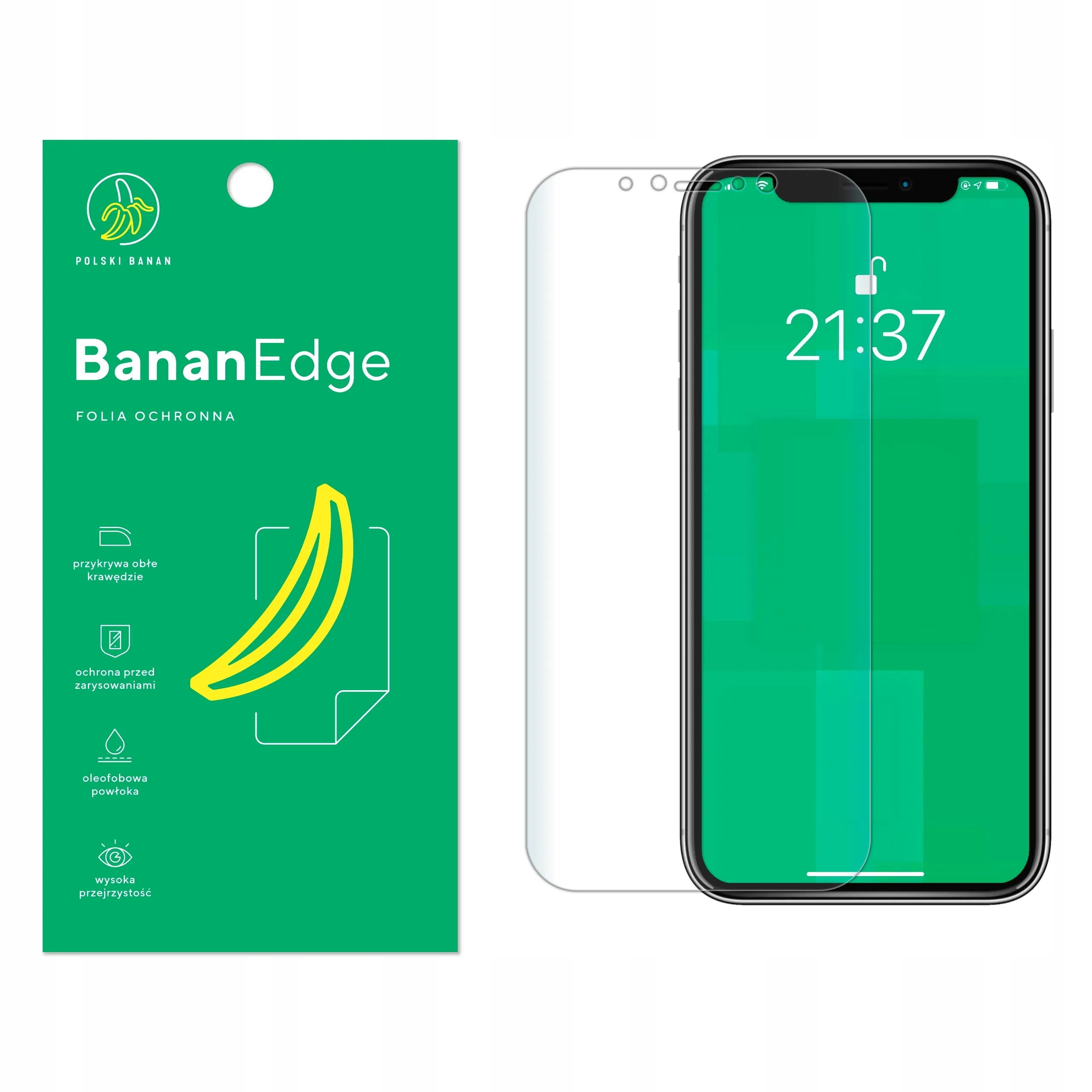 Folia ochronna Polski Banan BananEdge do Apple iPhone X / Xs