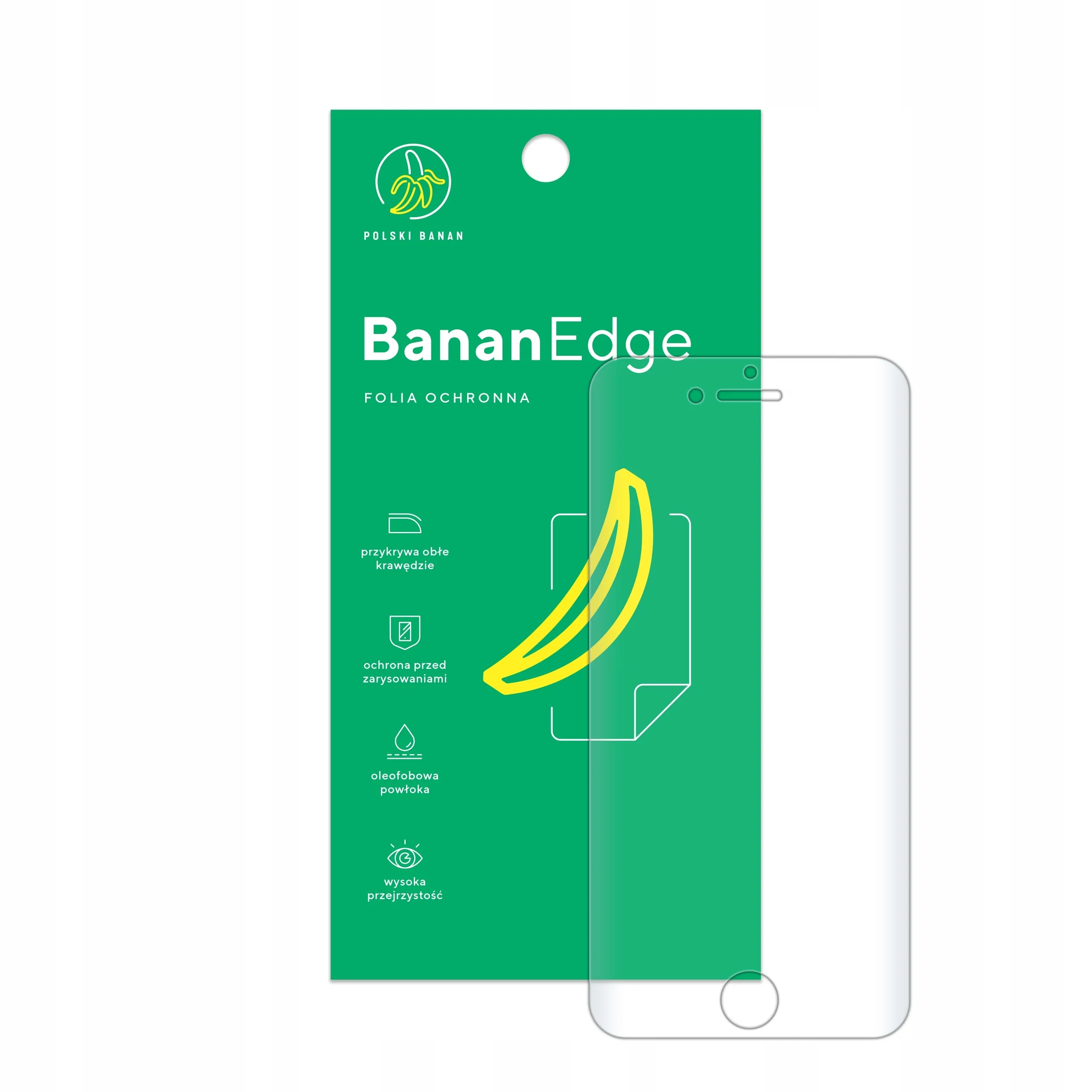 Folia ochronna Polski Banan BananEdge z opakowaniem do telefonu Apple iPhone 6 / 6s