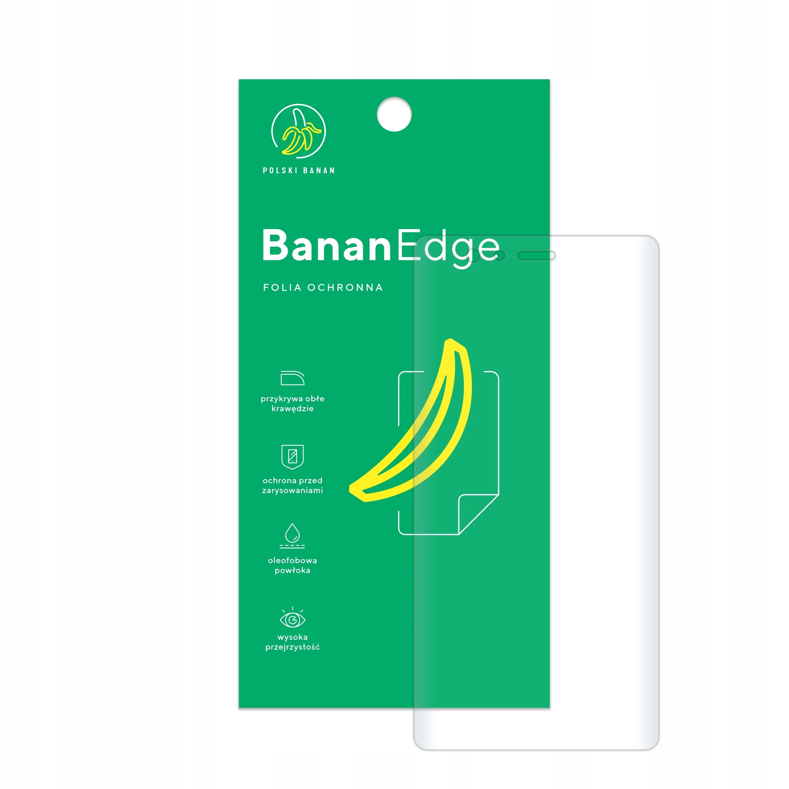 Folia ochronna Polski Banan BananEdge z opakowaniem do telefonu Huawei P9