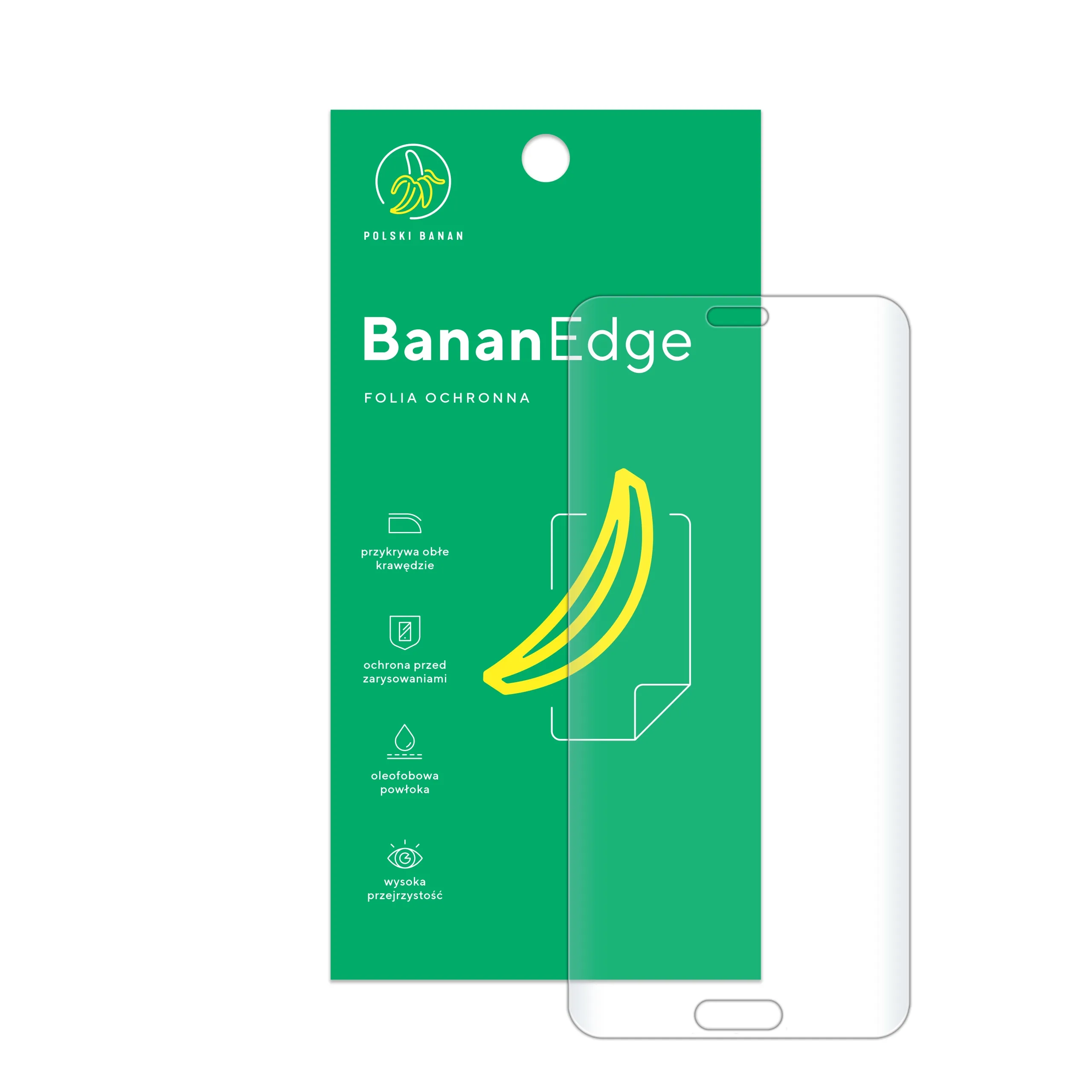 Folia ochronna Polski Banan BananEdge z opakowaniem do telefonu Huawei P20