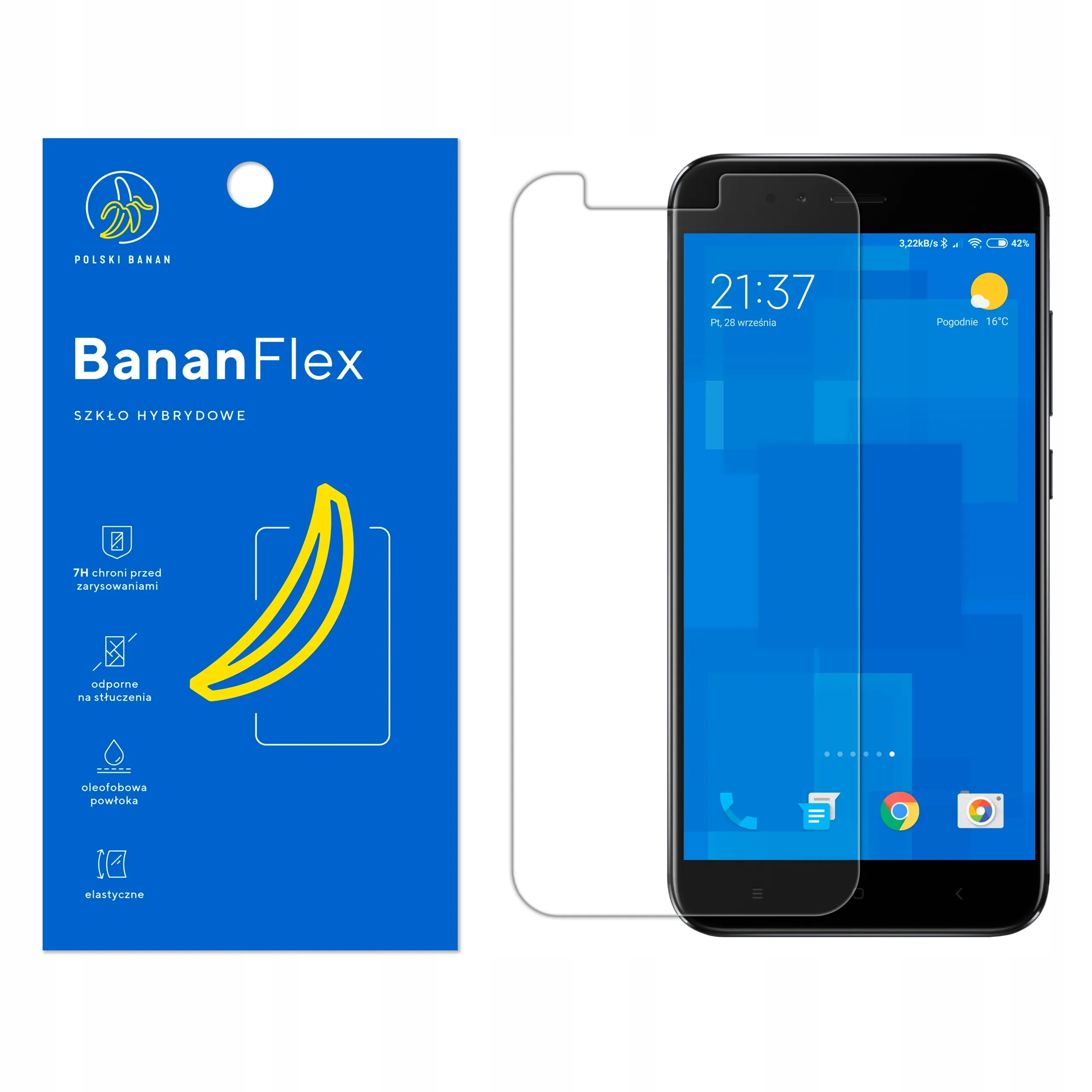 Szkło hybrydowe Polski Banan BananFlex do Xiaomi Mi 5X / Mi A1