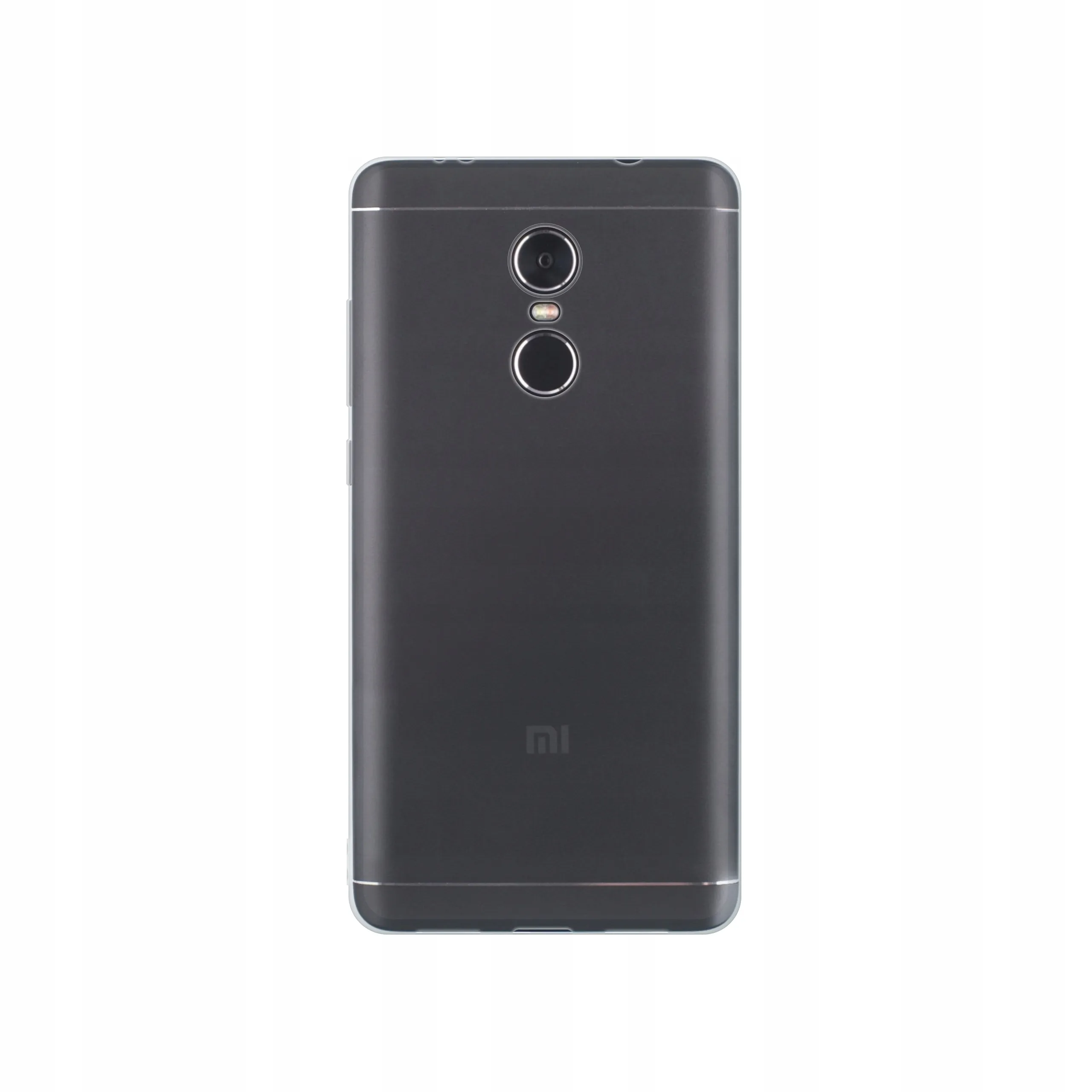 Etui silikonowe przezroczyste Polski Banan obok telefonu Xiaomi Redmi Note 4X / 4 Global