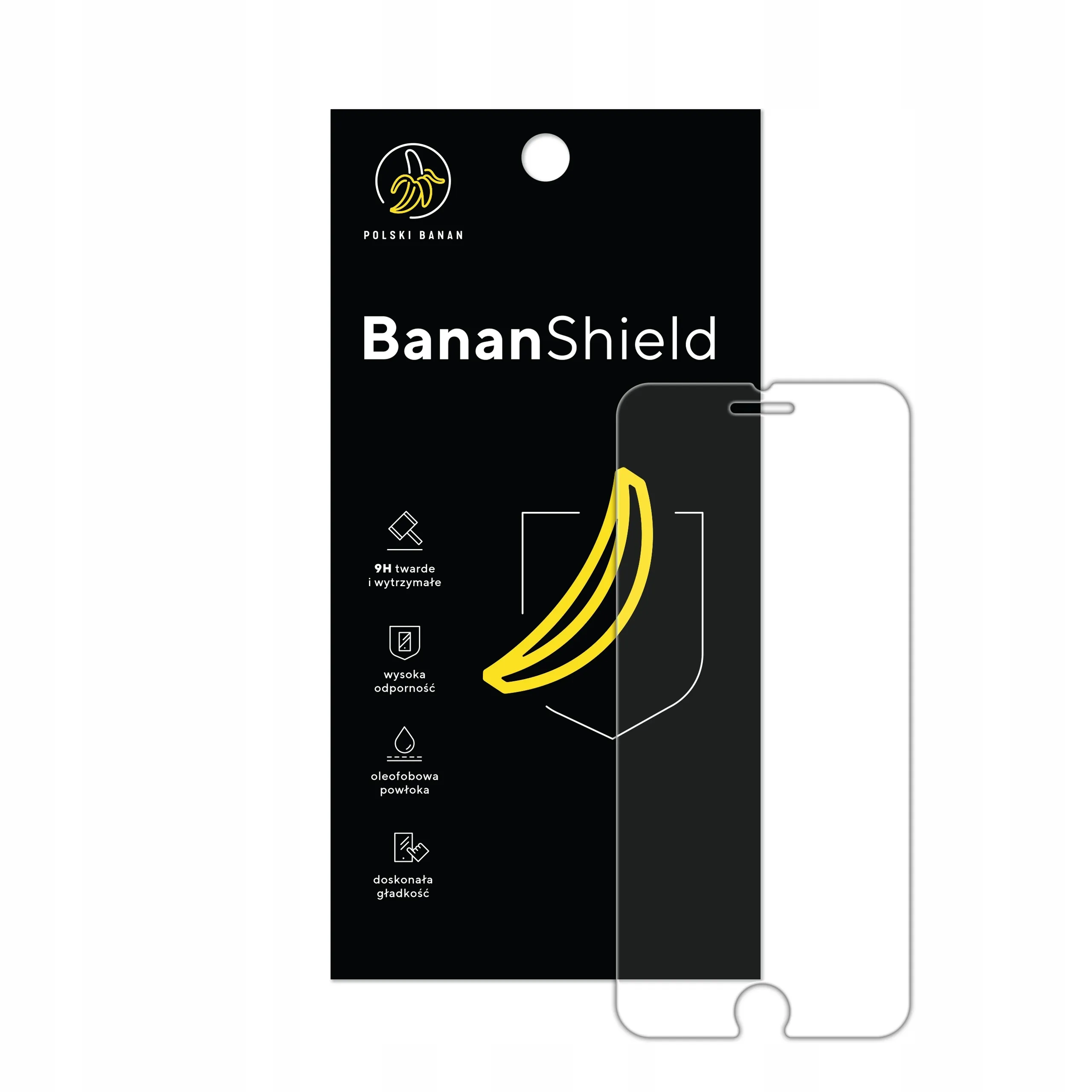 Szkło hartowane Polski Banan BananShield z opakowaniem do telefonu Apple iPhone 6 / 6s