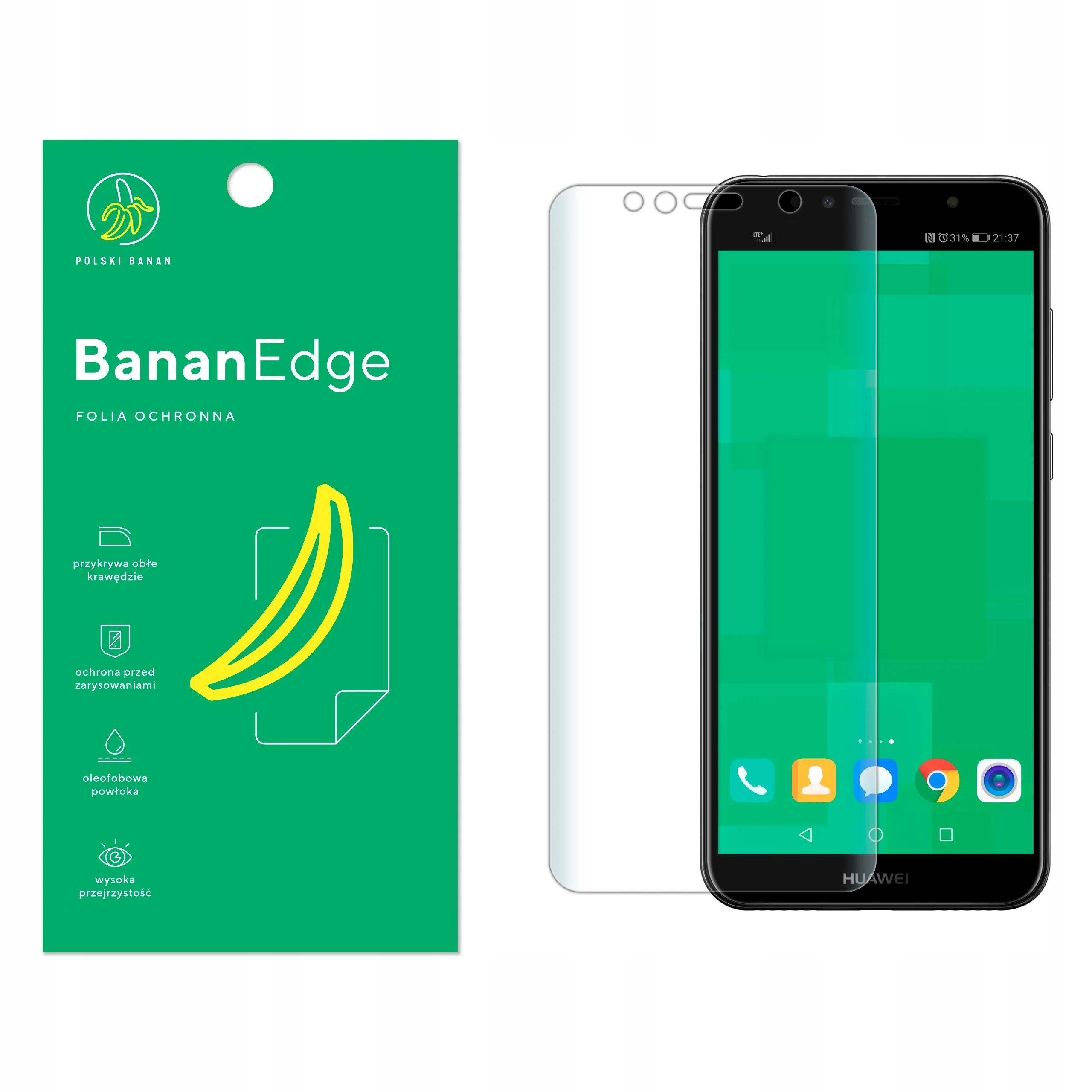 Folia ochronna Polski Banan BananEdge do Huawei Y6 2018
