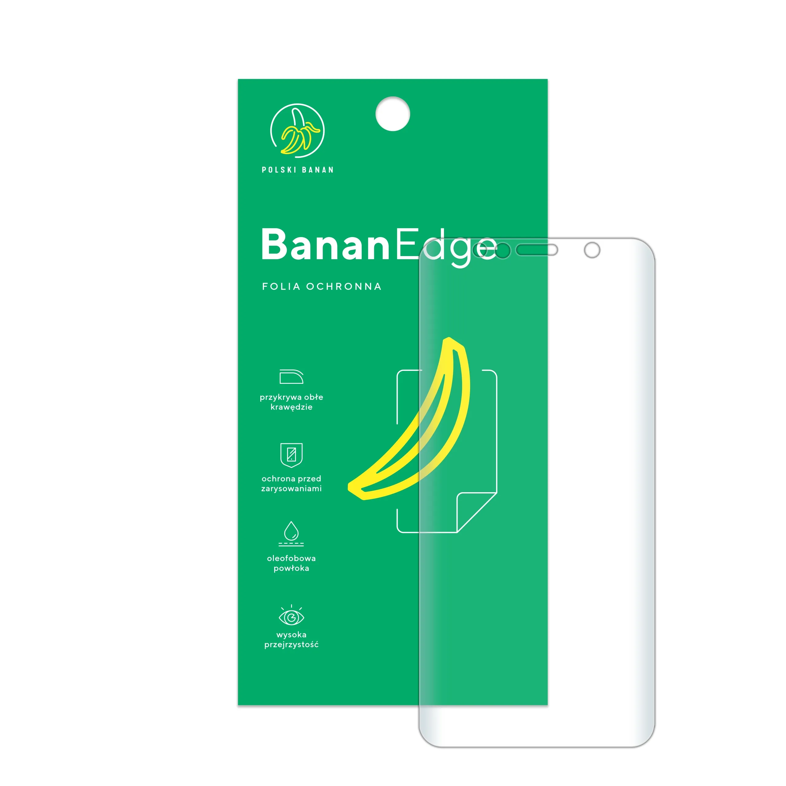 Folia ochronna Polski Banan BananEdge z opakowaniem do telefonu Huawei Y6 2018