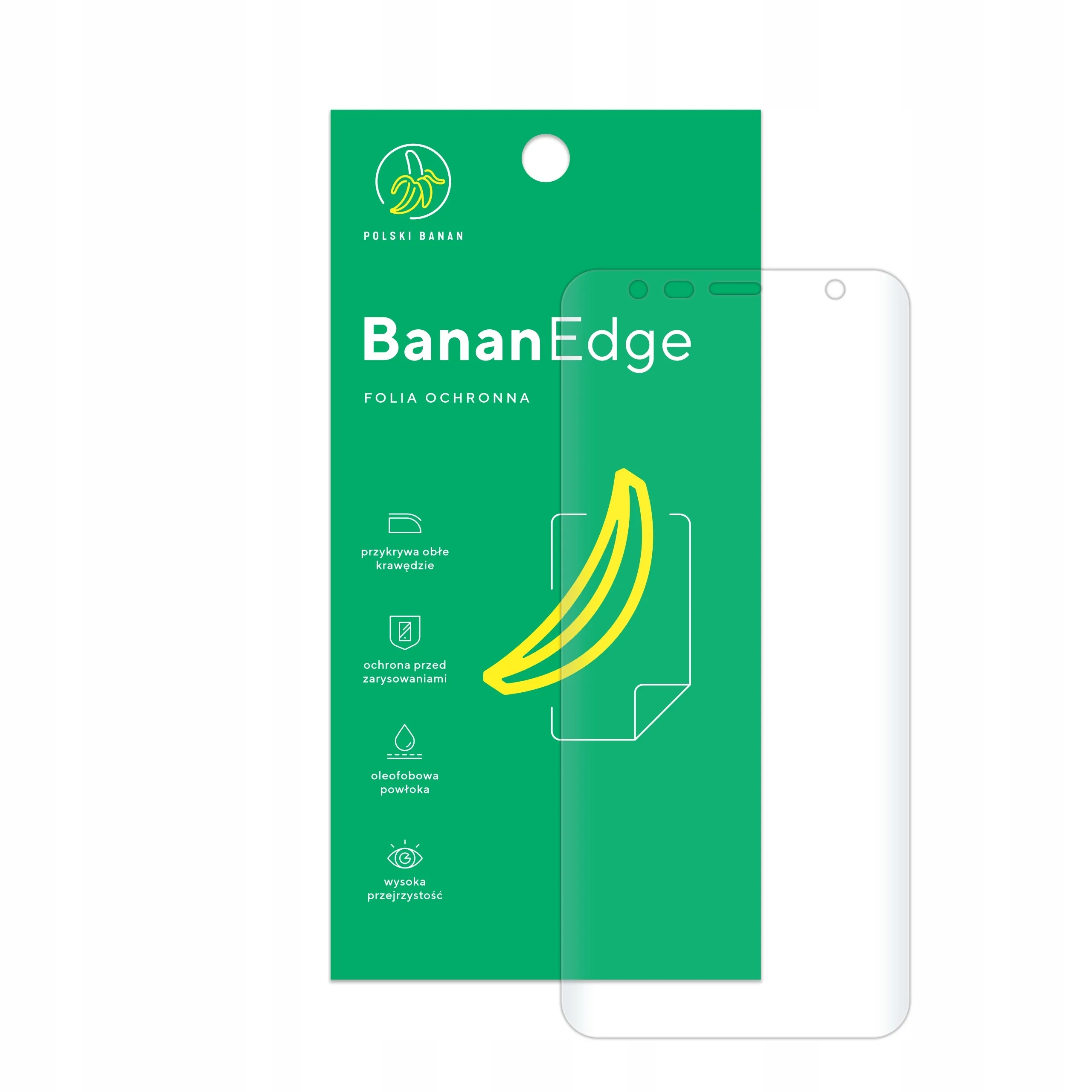Folia ochronna Polski Banan BananEdge z opakowaniem do telefonu Samsung Galaxy J4 Plus