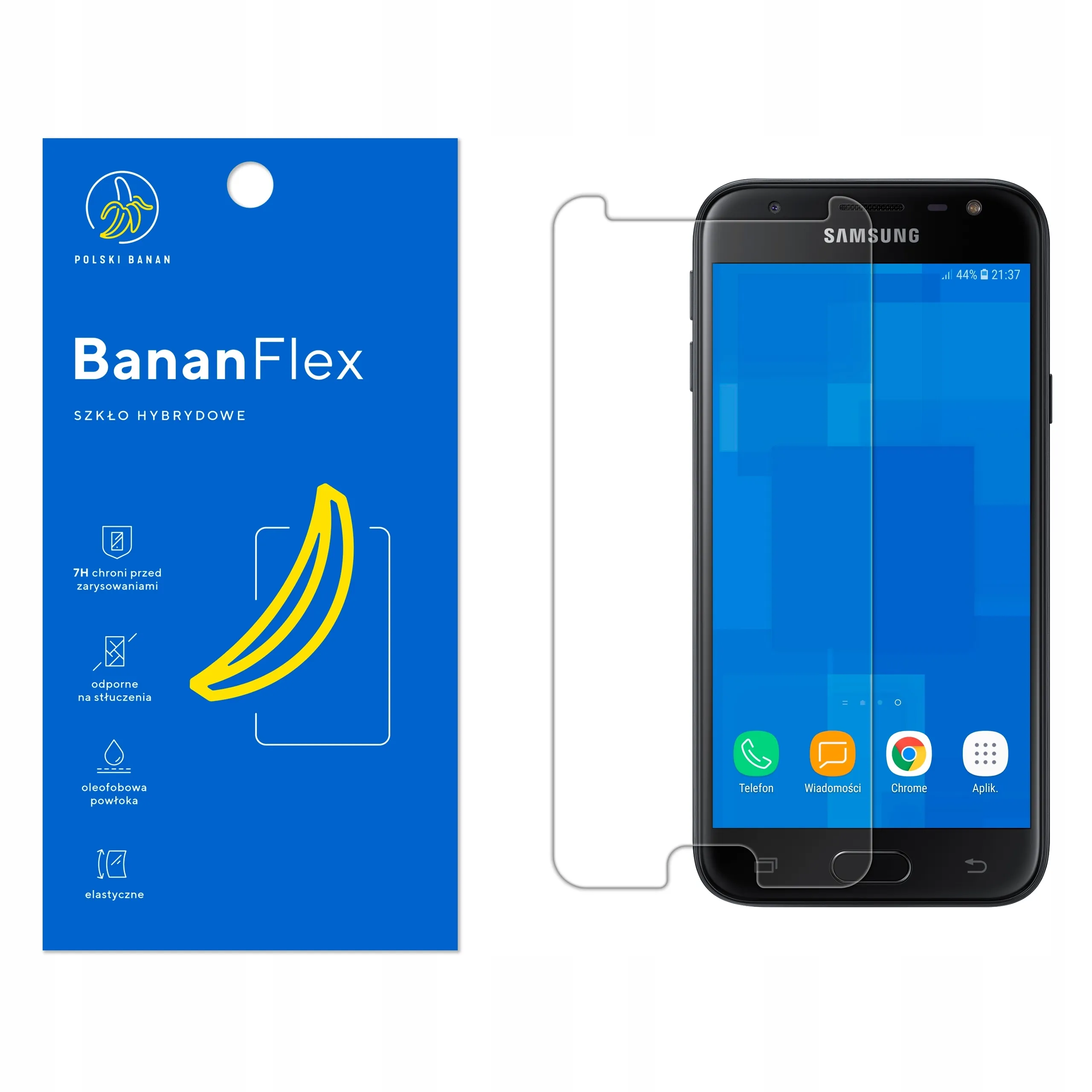 Szkło hybrydowe Polski Banan BananFlex do Samsung Galaxy J3 2017