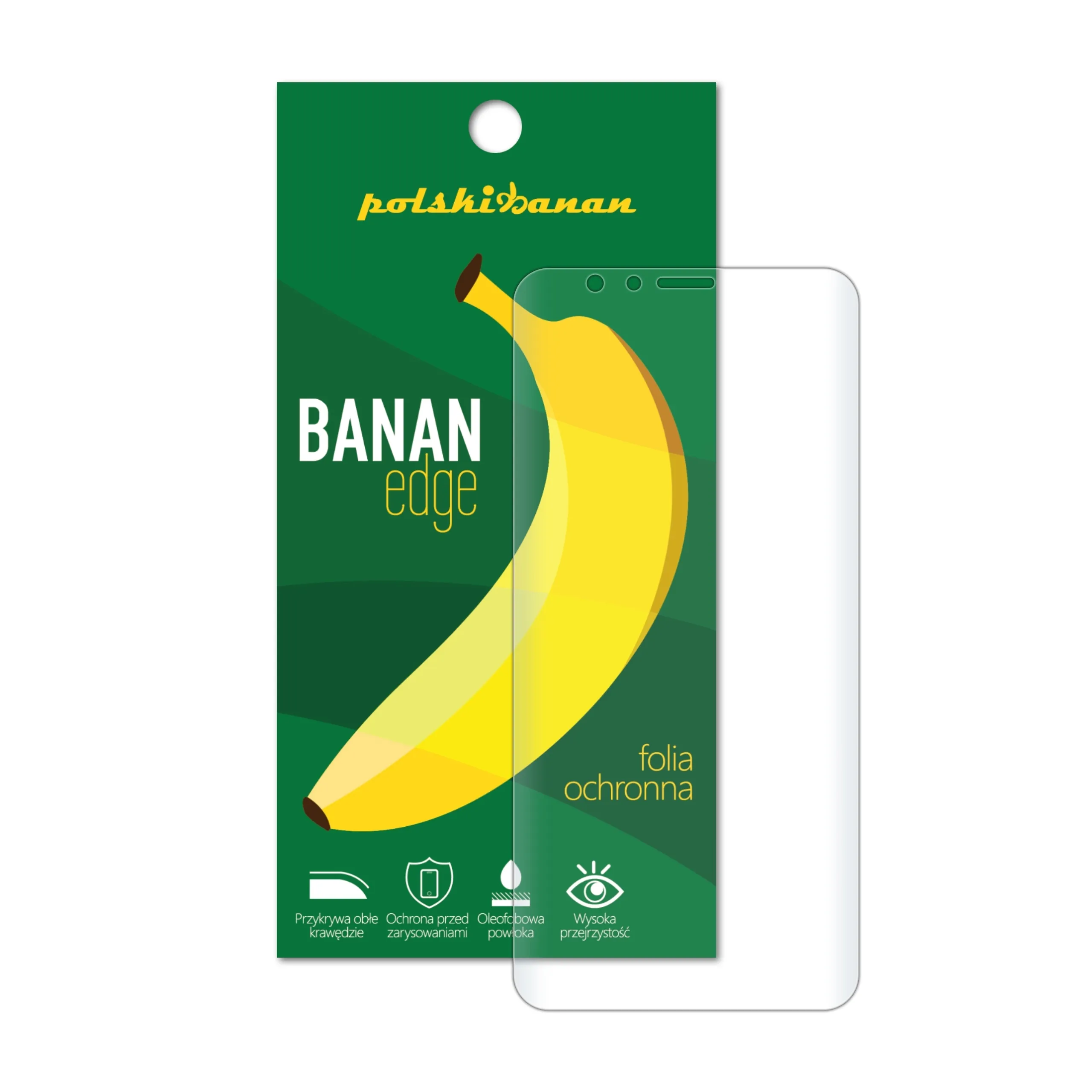 Folia ochronna Polski Banan BananEdge z opakowaniem do telefonu Honor 7X