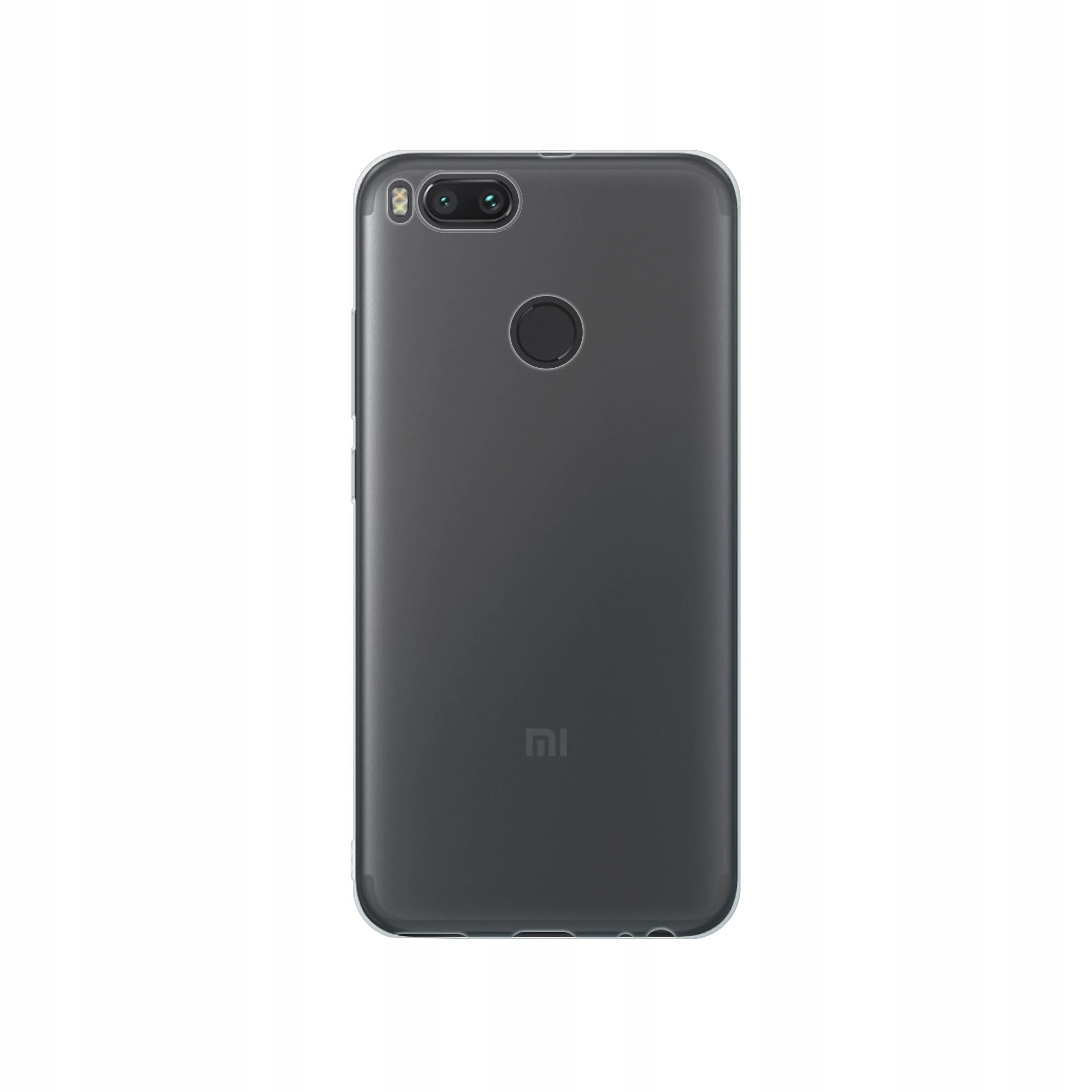 Etui silikonowe przezroczyste Polski Banan nałożone na telefon Xiaomi Mi 5X / Mi A1
