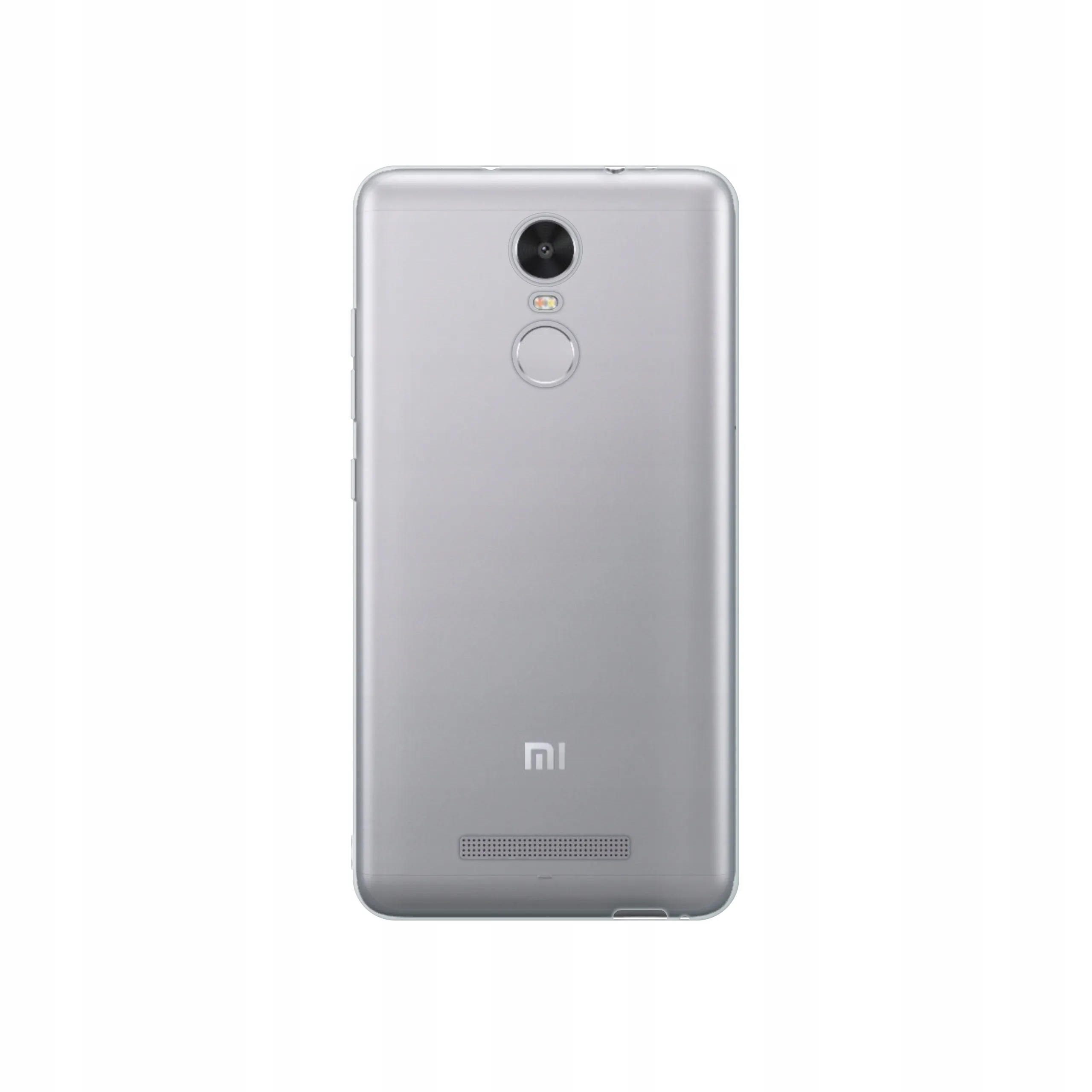 Etui silikonowe przezroczyste Polski Banan nałożone na telefon Xiaomi Redmi Note 3 Kenzo
