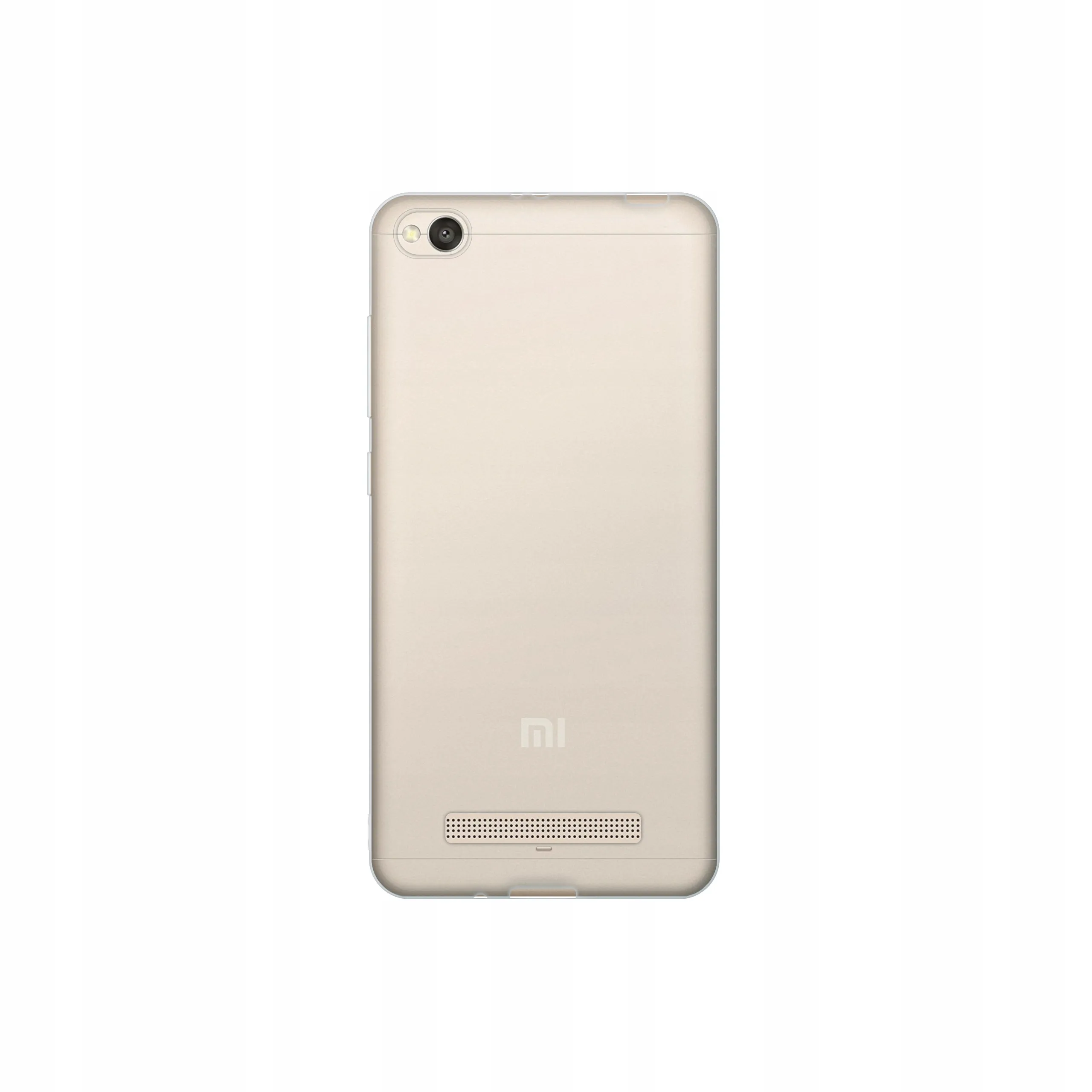 Etui silikonowe przezroczyste Polski Banan nałożone na telefon Xiaomi Redmi 4A