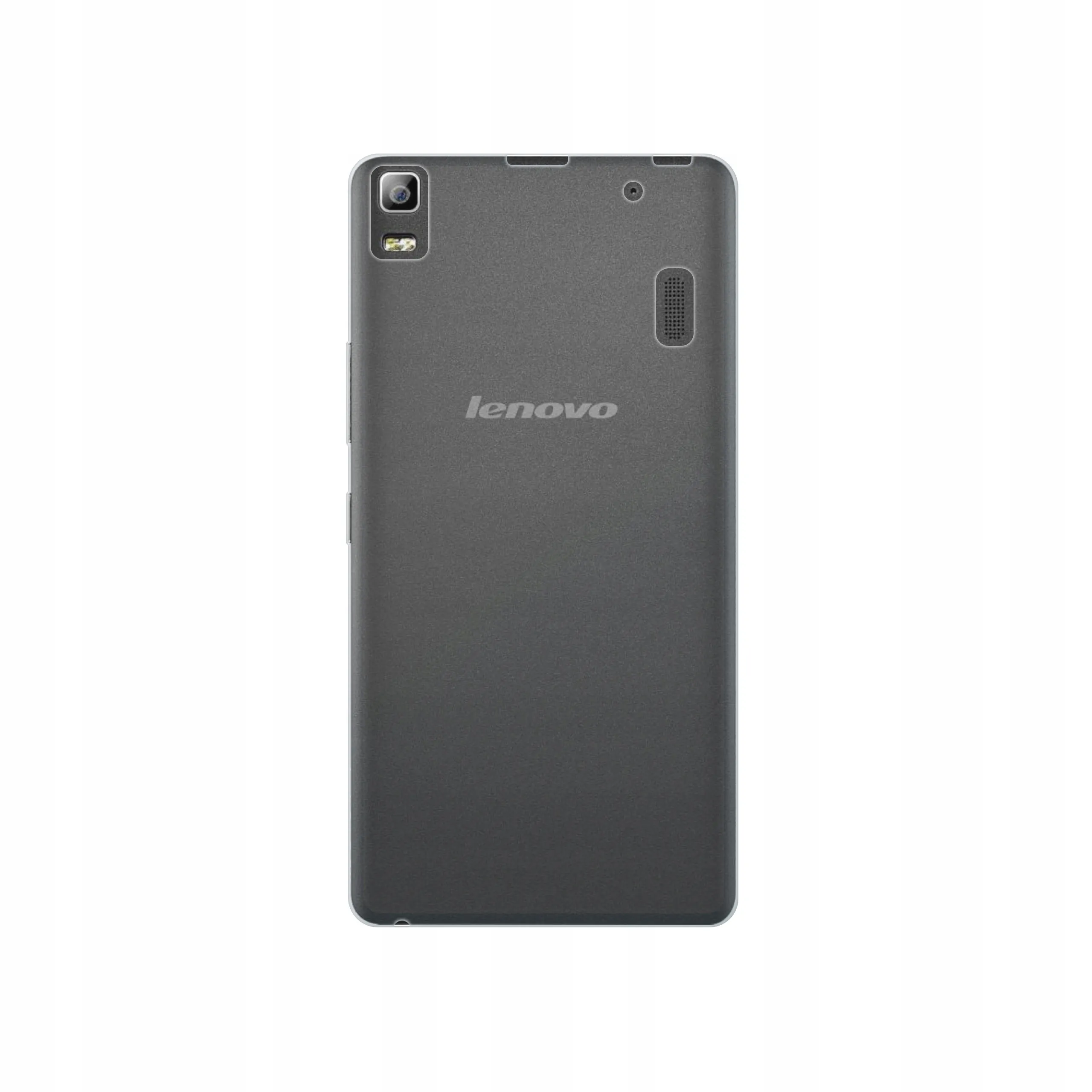 Etui silikonowe przezroczyste Polski Banan nałożone na telefon Lenovo K3 Note
