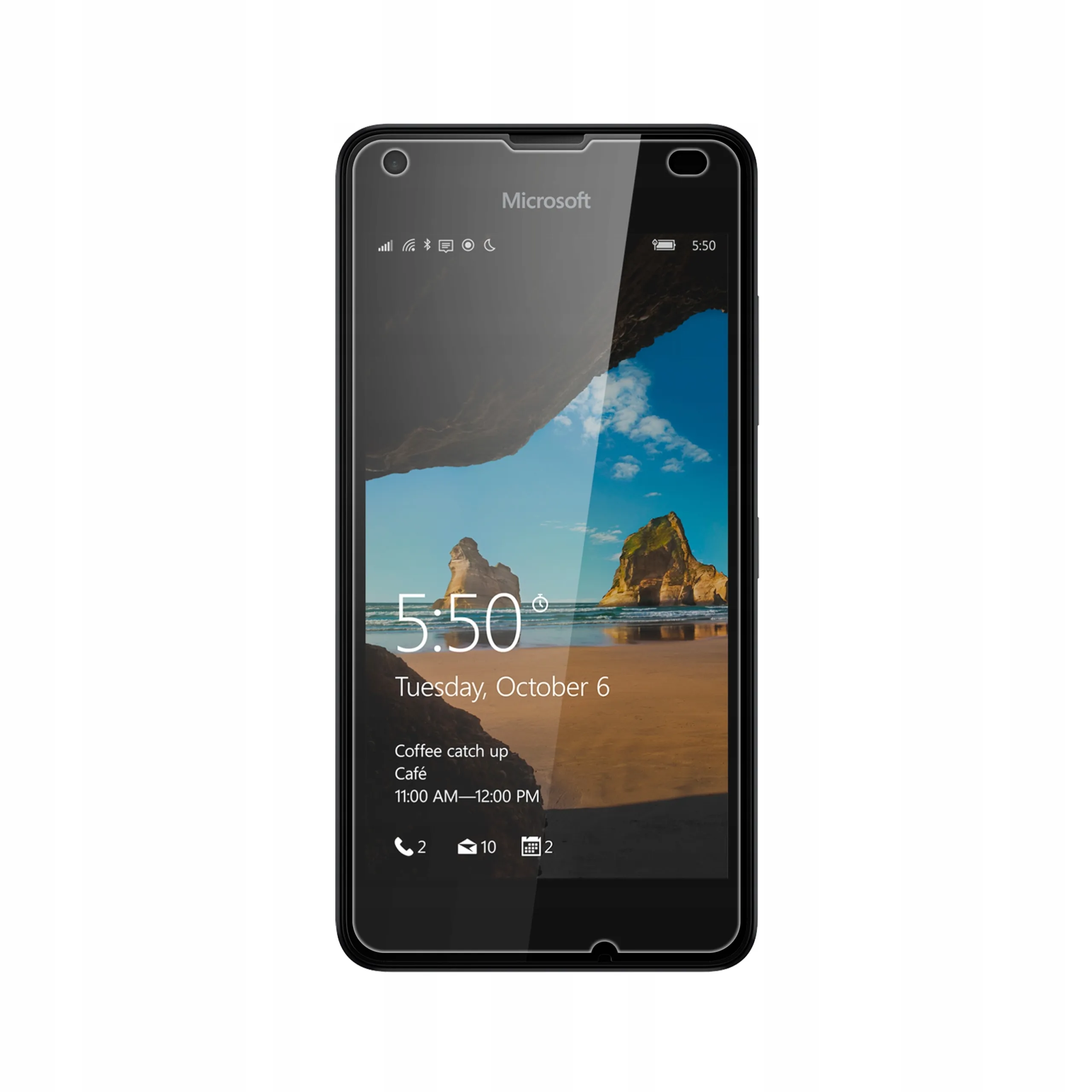 Telefon Microsoft Lumia 550 ze szkłem hartowanym Polski Banan BananShield