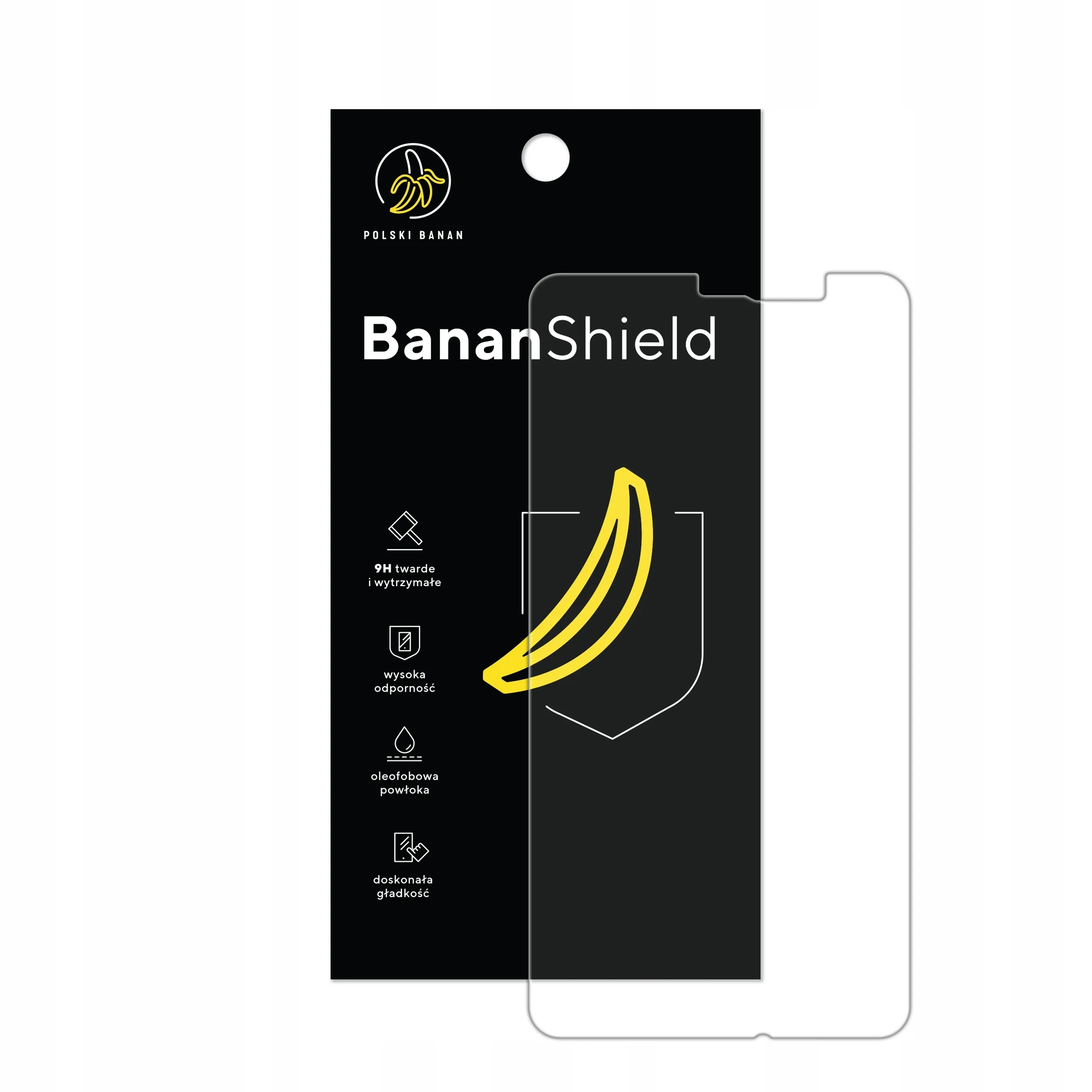 Szkło hartowane Polski Banan BananShield z opakowaniem do telefonu Microsoft Lumia 640 XL
