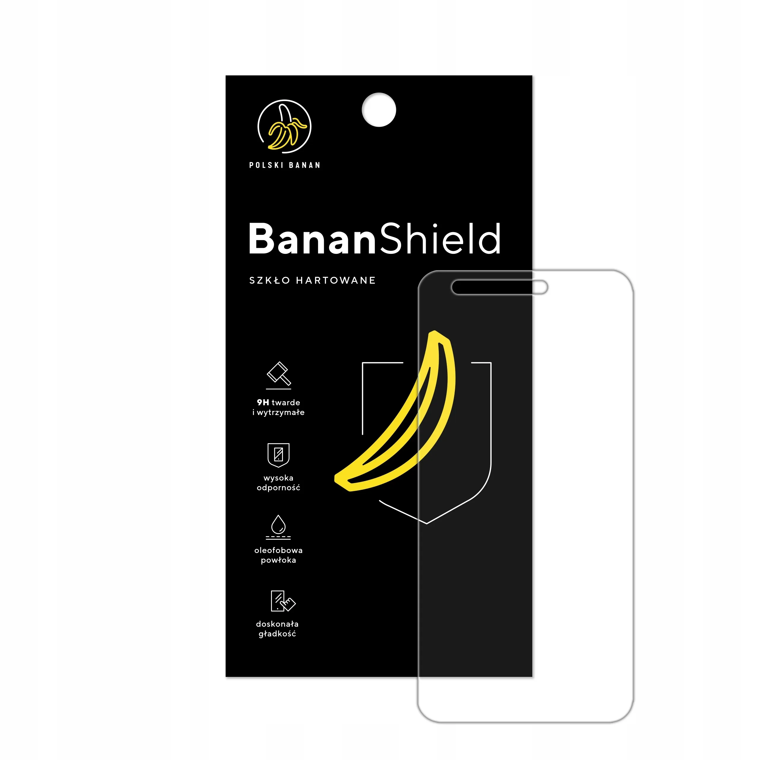 Szkło hartowane Polski Banan BananShield z opakowaniem do telefonu Huawei Y3 II