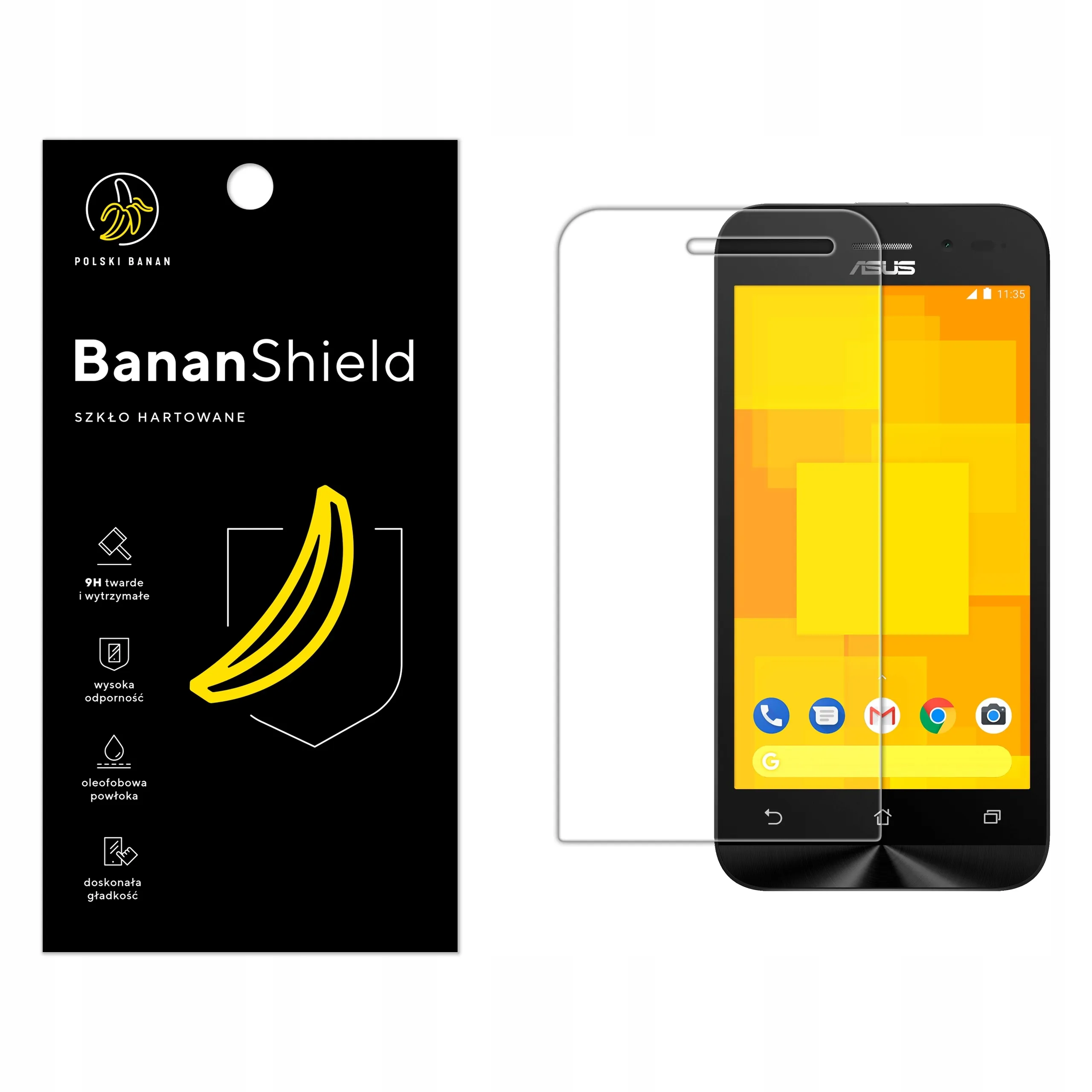 Szkło hartowane Polski Banan BananShield do Asus Zenfone GO ZB452KG