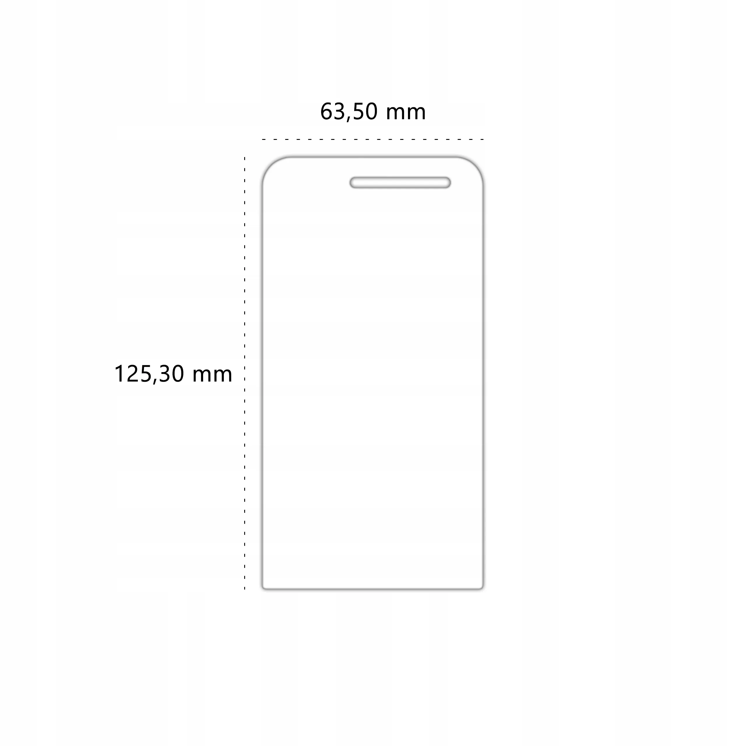Wymiary szkła hartowanego Polski Banan BananShield do telefonu Asus Zenfone GO ZB452KG