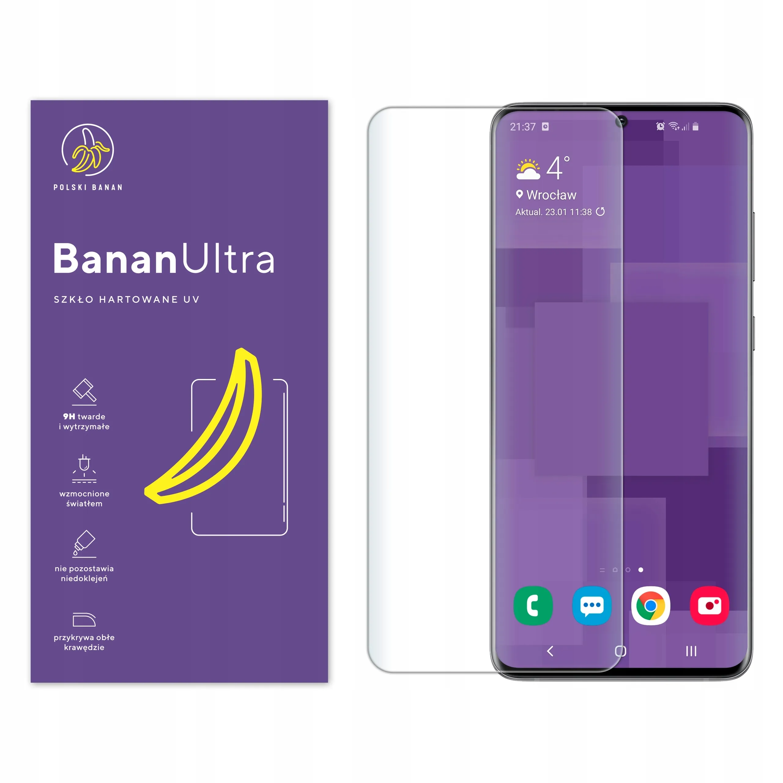 Szkło hartowane UV Polski Banan BananUltra do Samsung Galaxy S20 Ultra