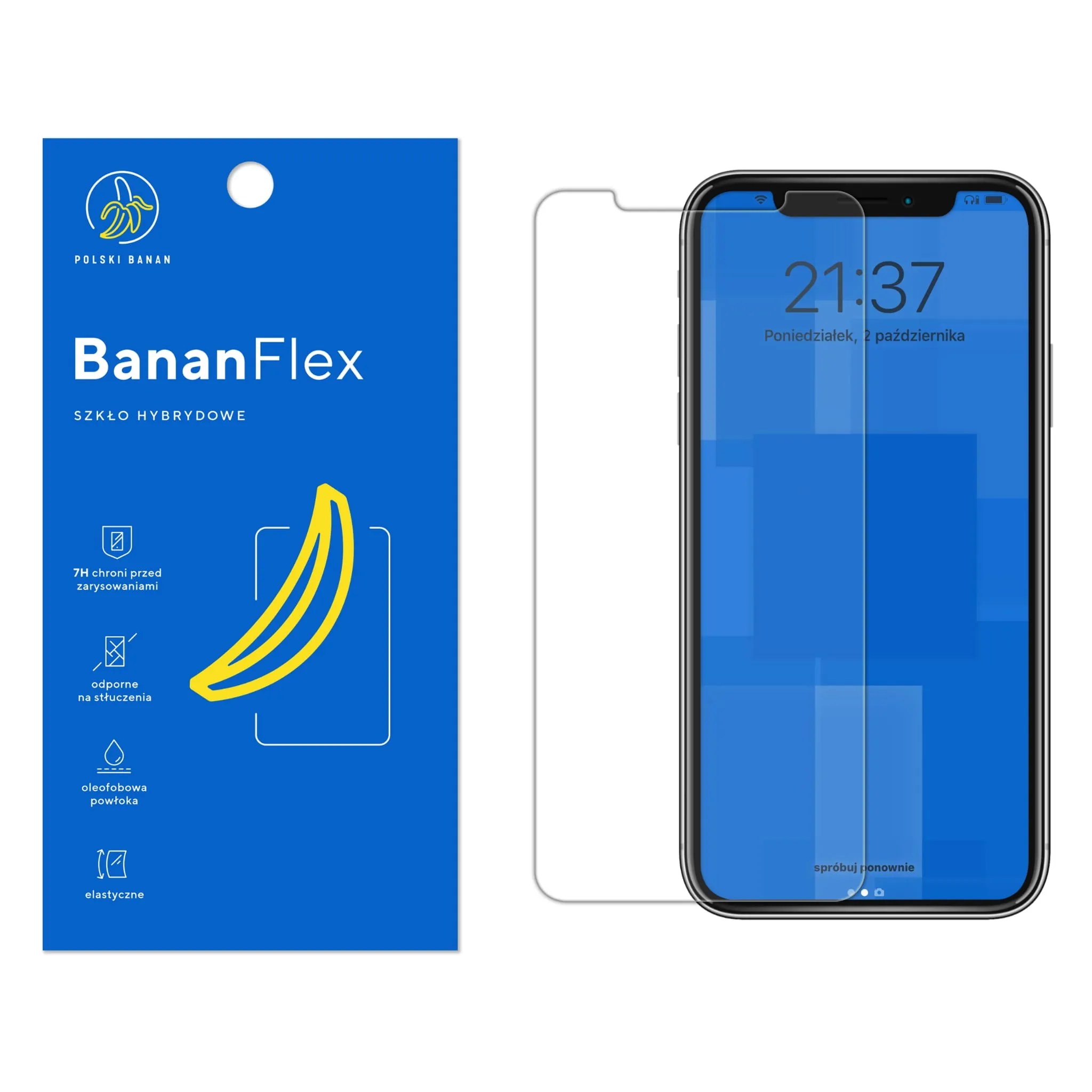 Szkło hybrydowe Polski Banan BananFlex do Apple iPhone 11 Pro