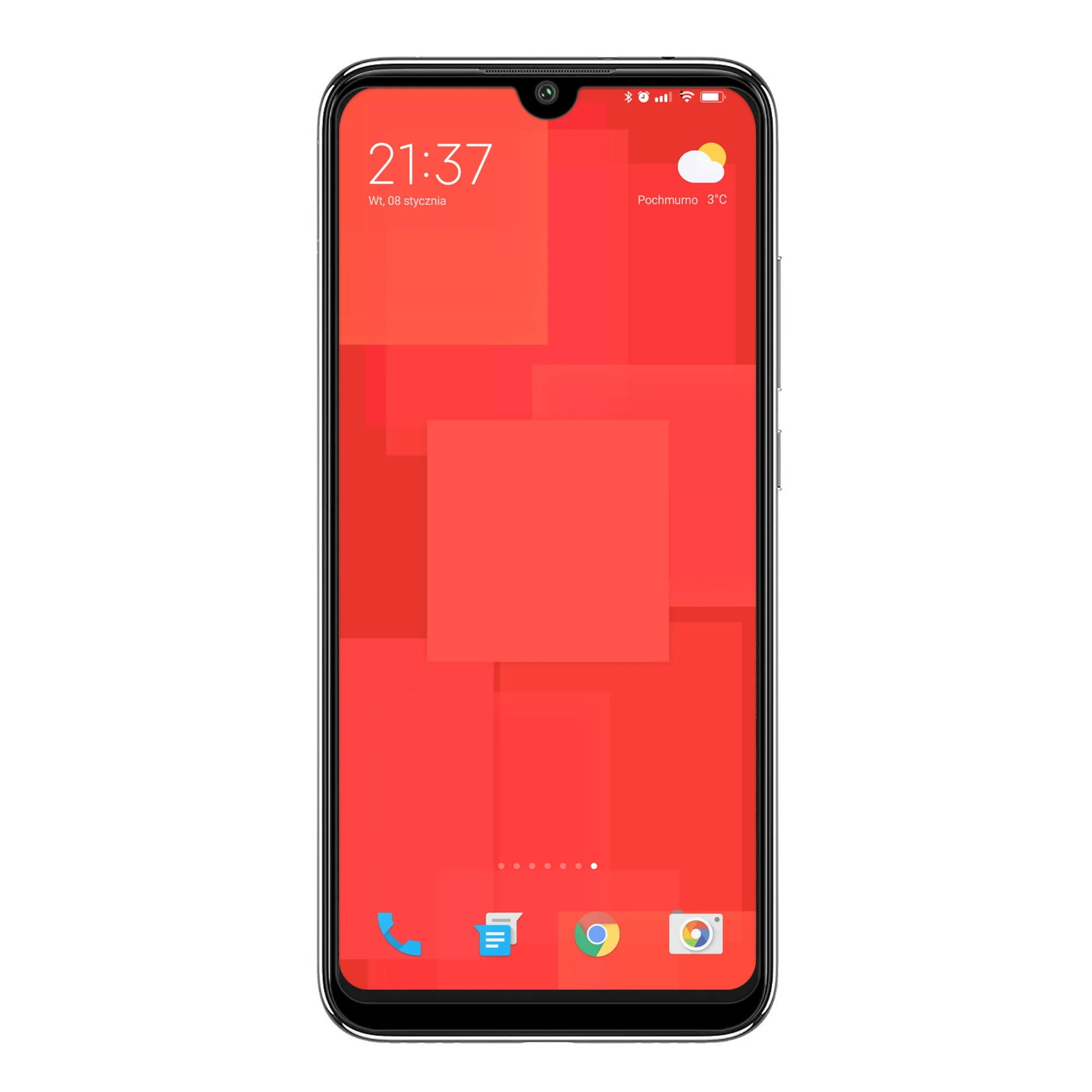Telefon Xiaomi Mi A3 ze szkłem hartowanym 3D Polski Banan BananGuard w kolorze czarnym
