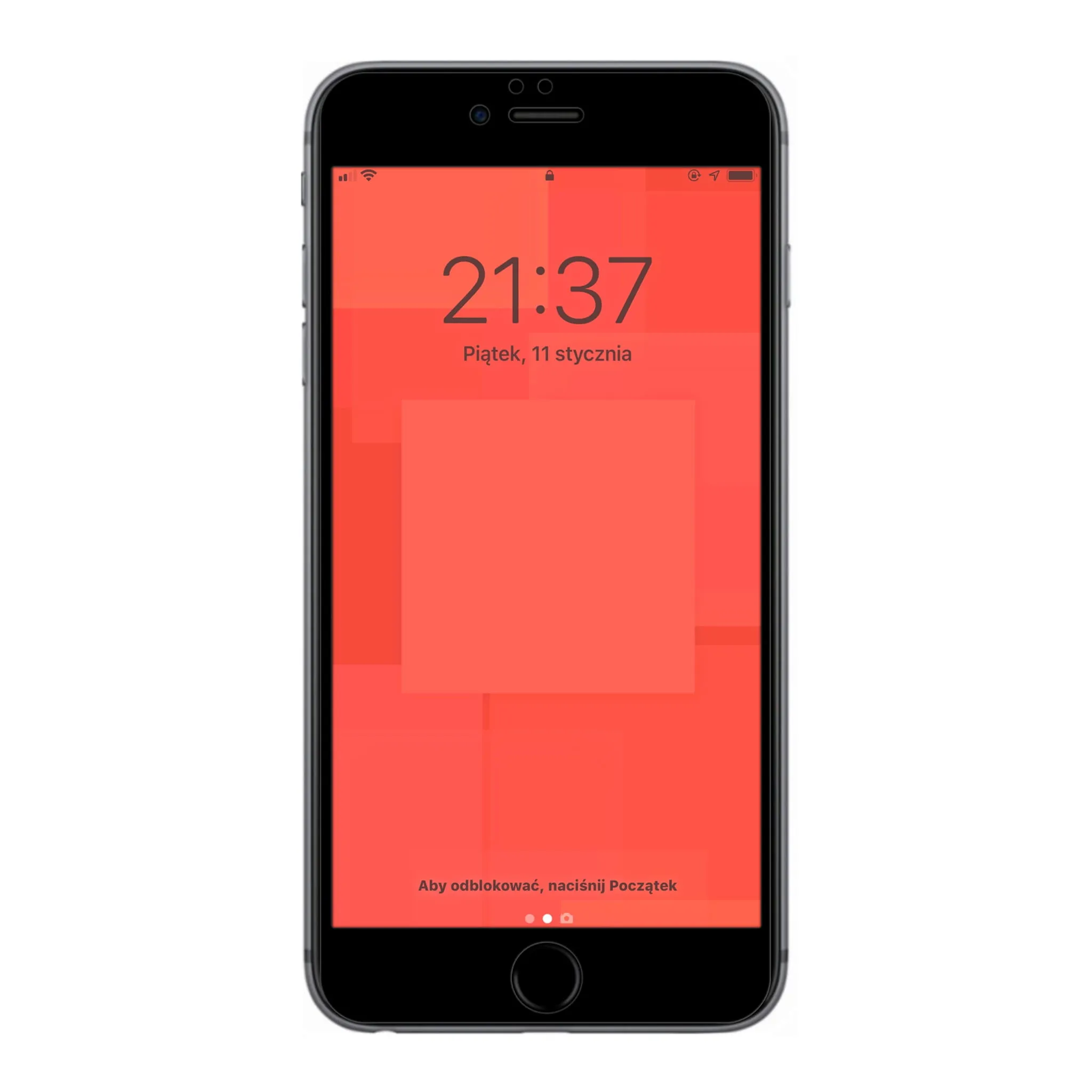 Telefon Apple iPhone 6 PLUS / 6s PLUS ze szkłem hartowanym 3D Polski Banan BananGuard w kolorze czarnym