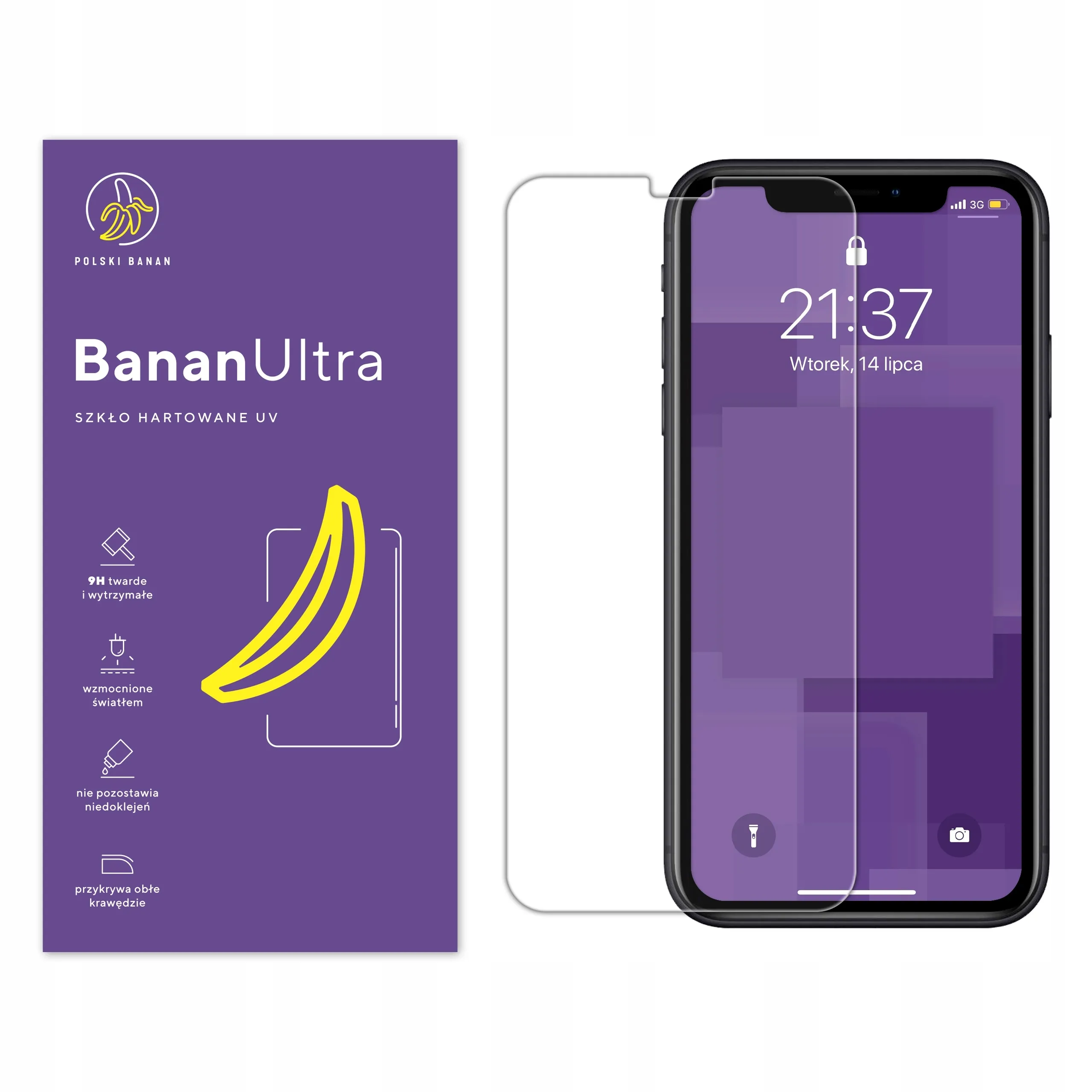 Szkło hartowane UV Polski Banan BananUltra do Apple iPhone 11