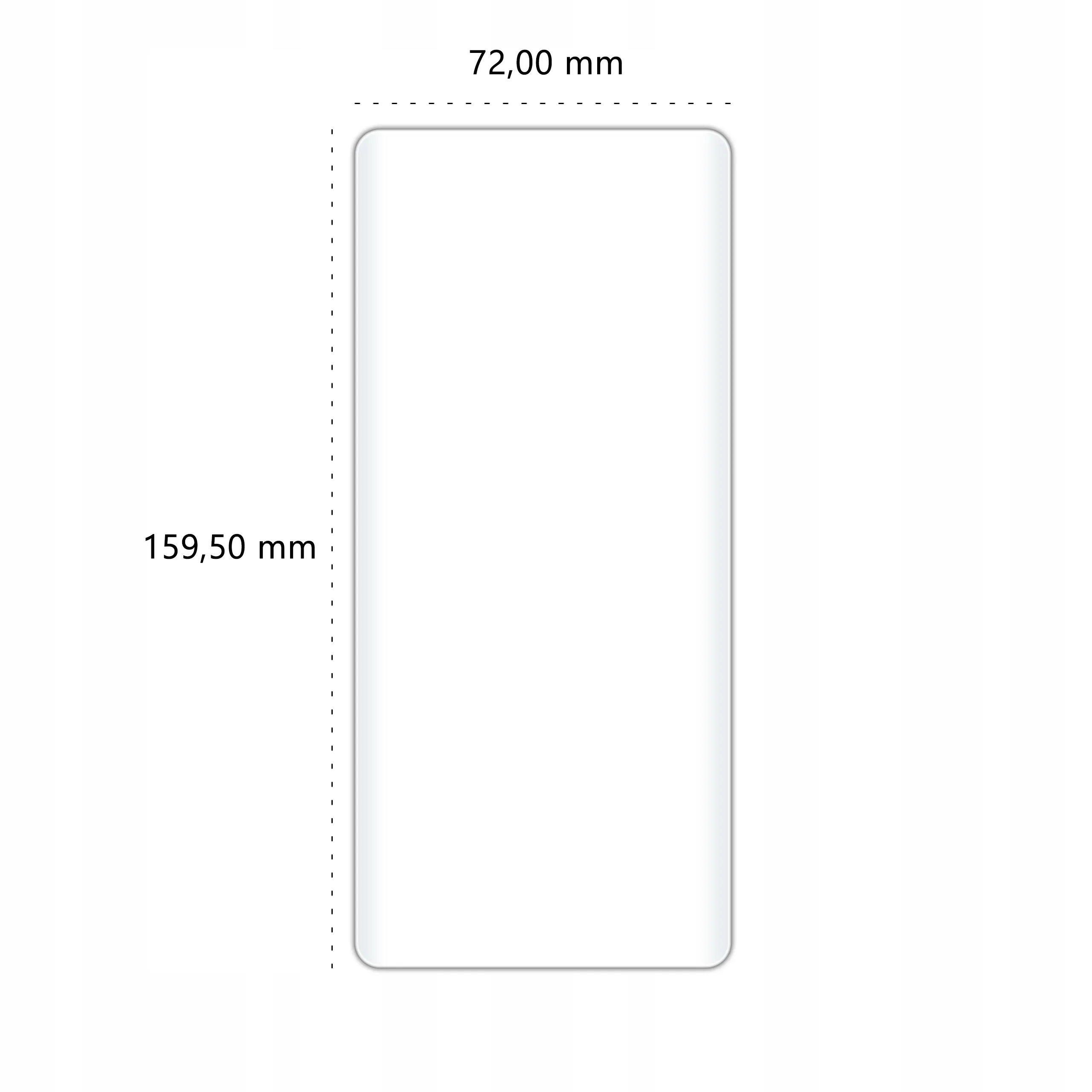 Wymiary szkła hartowanego UV Polski Banan BananUltra do telefonu OnePlus 8 Pro