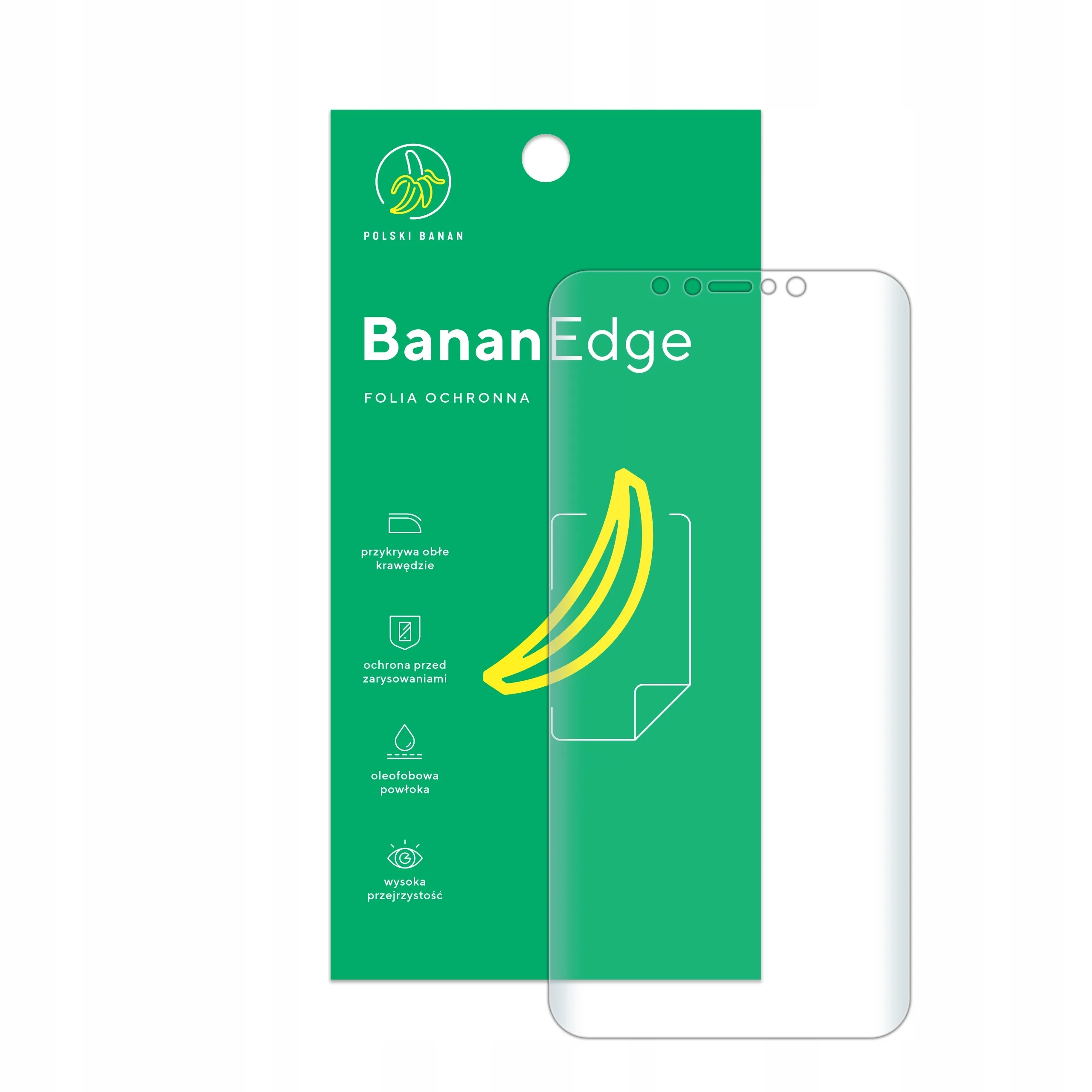 Folia ochronna Polski Banan BananEdge z opakowaniem do telefonu Apple iPhone Xs Max