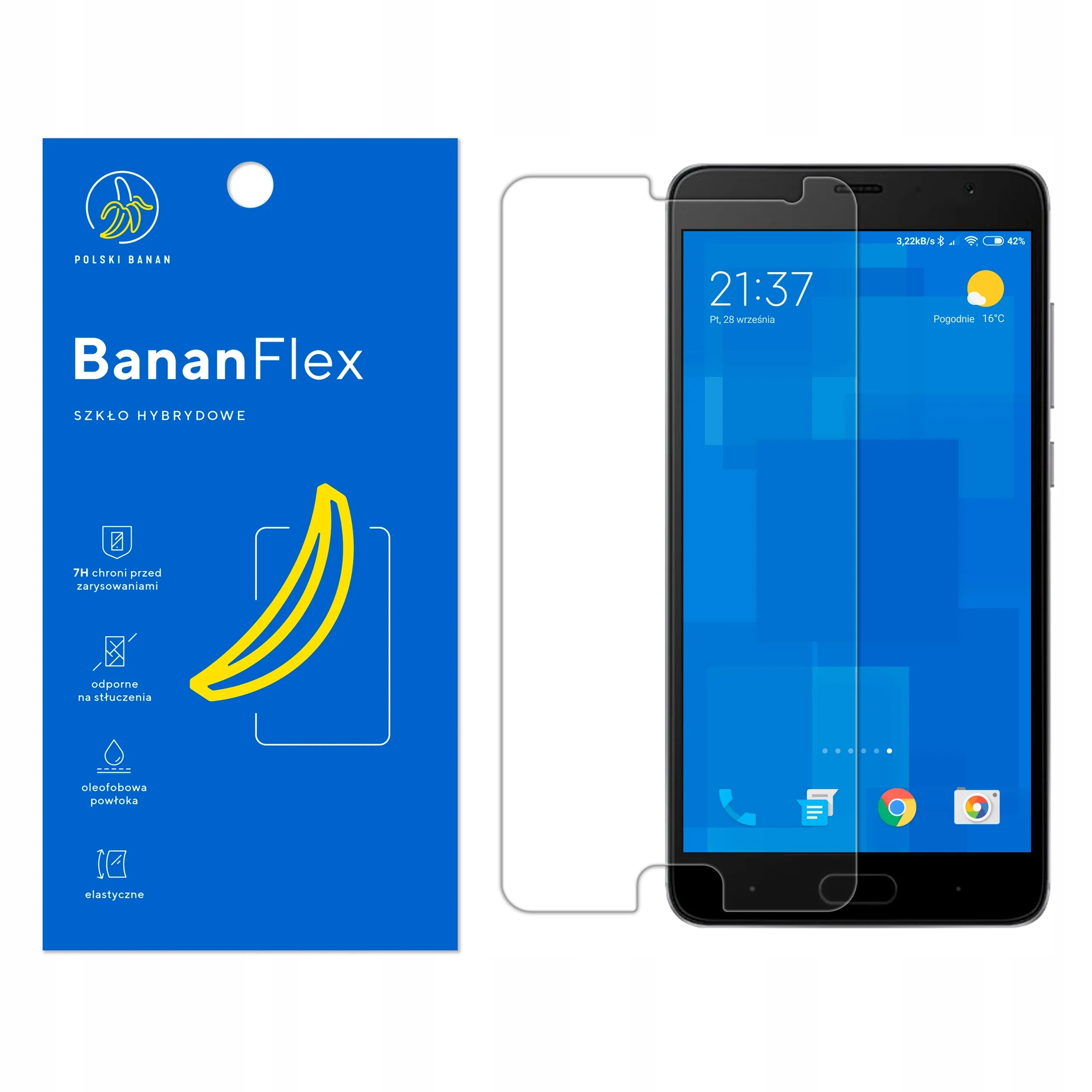 Szkło hybrydowe Polski Banan BananFlex do Xiaomi Redmi Pro